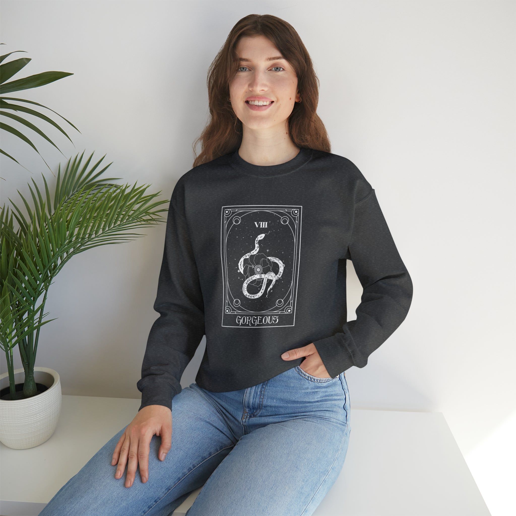 Tarot Crewneck Sweatshirt - Gorgeous sold by Rose Blush Studio product image thumbnail 2