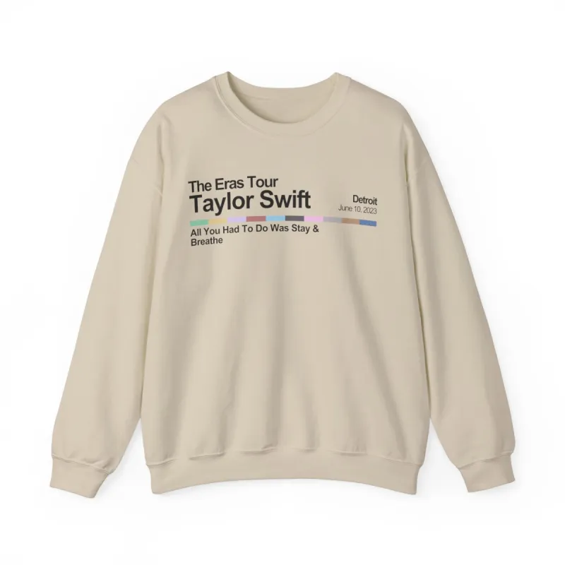 Detroit Night 2 Crewneck Sweatshirt made by Rose Blush Studio
