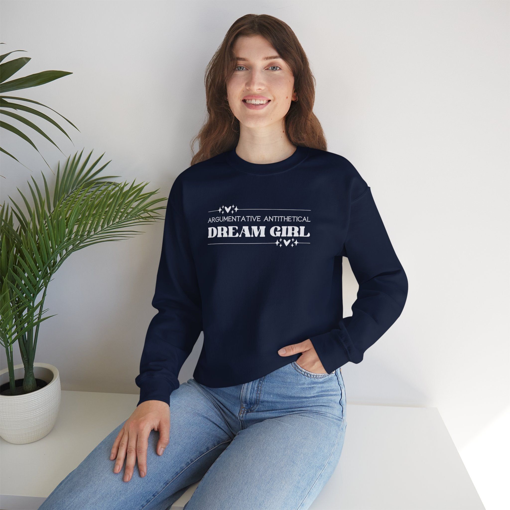 Argumentative Antithetical Dream Girl Sweater sold by Rose Blush Studio product image thumbnail 3