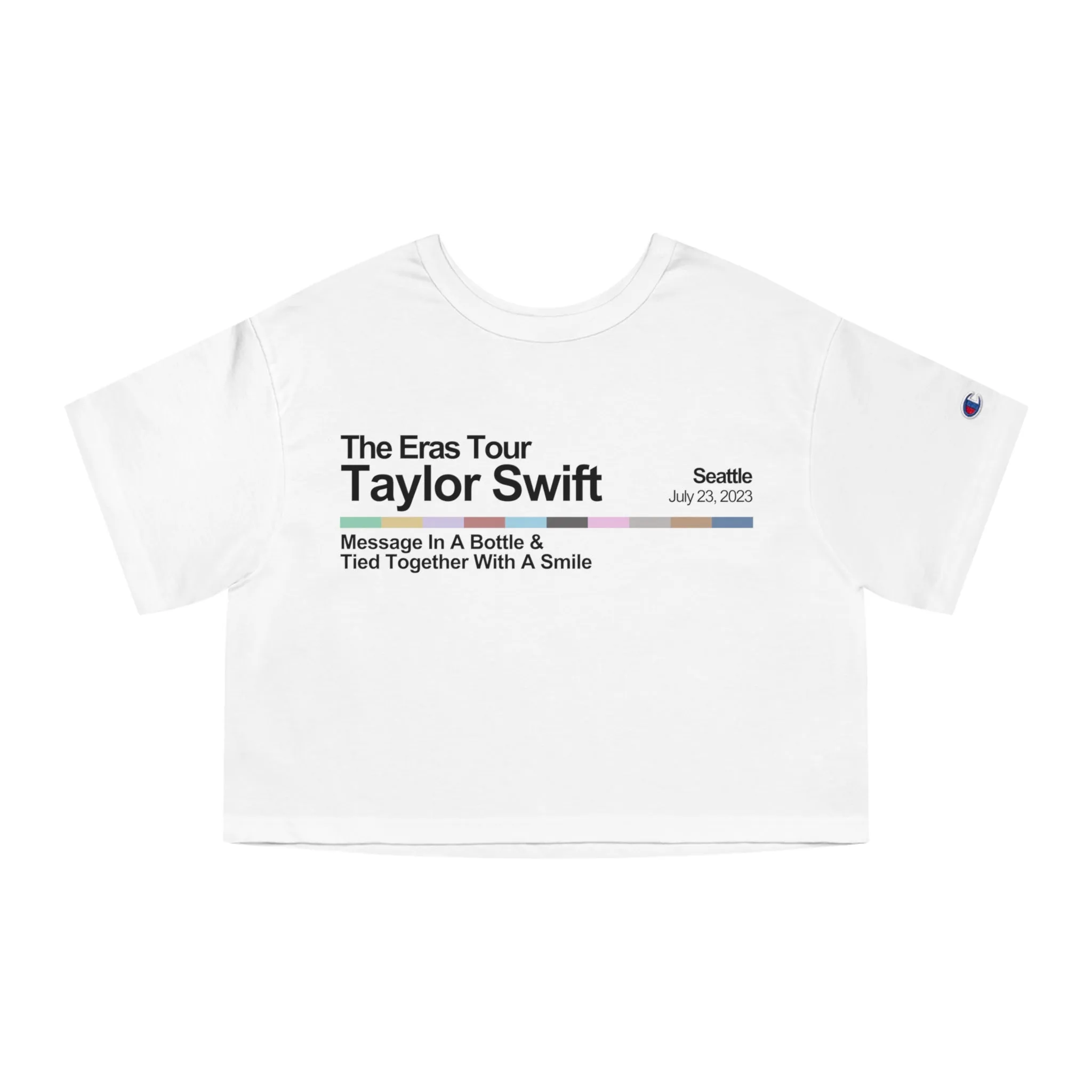 Seattle Night 2 Cropped T-Shirt sold by Rose Blush Studio product image thumbnail 2