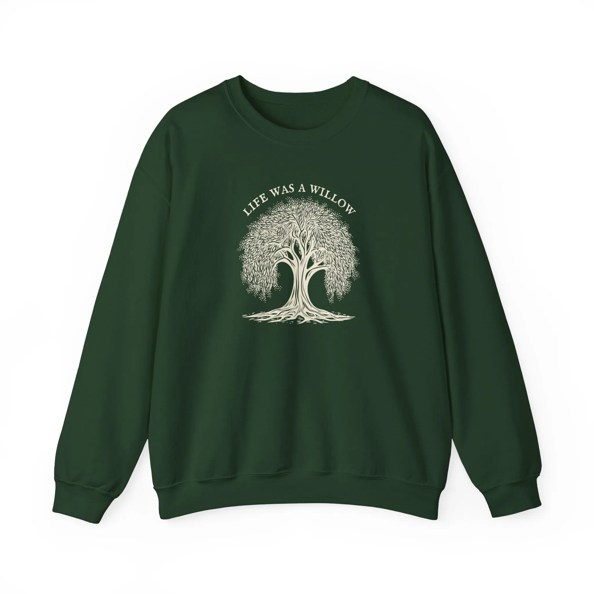Life Was A Willow Crewneck Sweatshirt sold by Rose Blush Studio