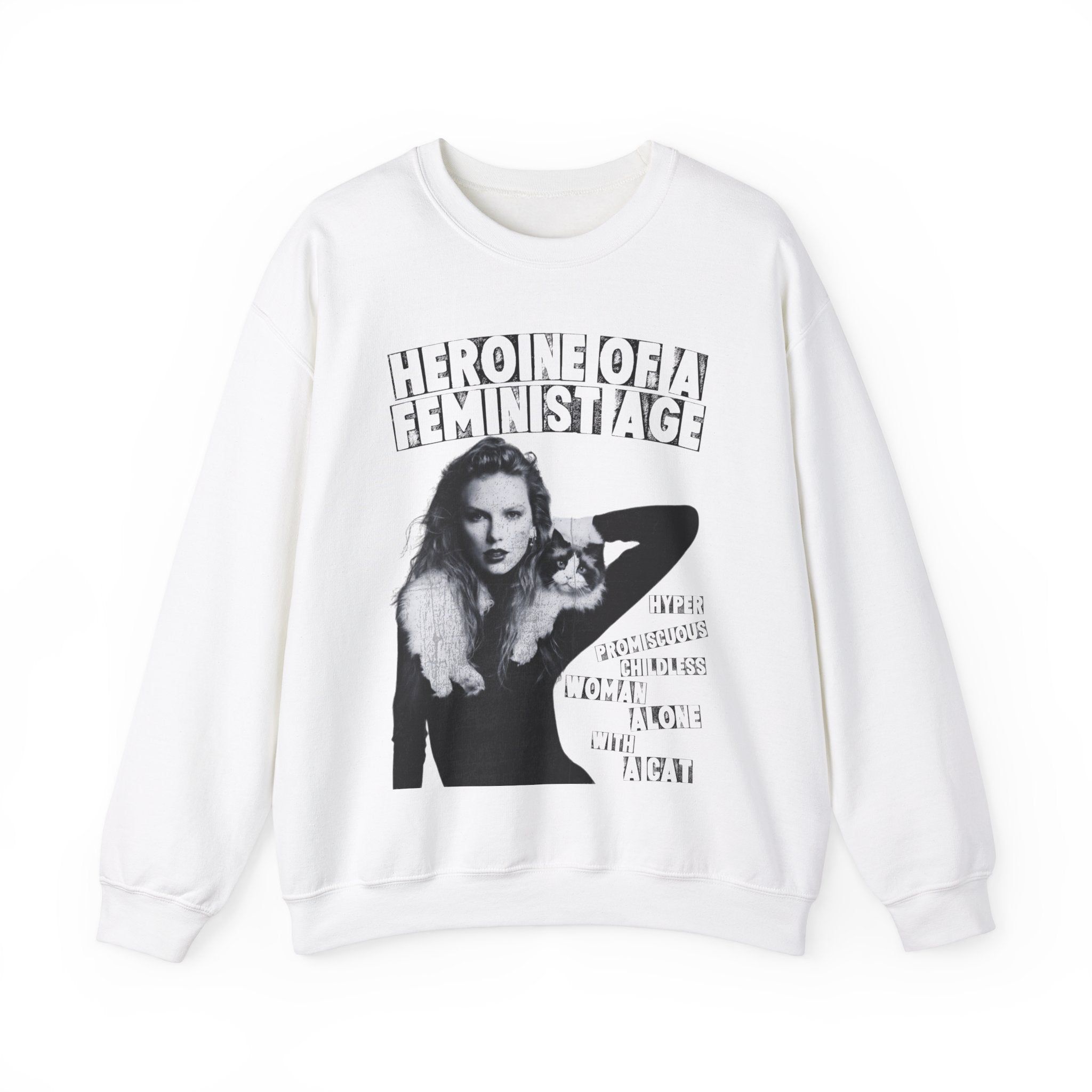 Heroine of a Feminist Age Crewneck Sweatshirt sold by Rose Blush Studio product image thumbnail 3