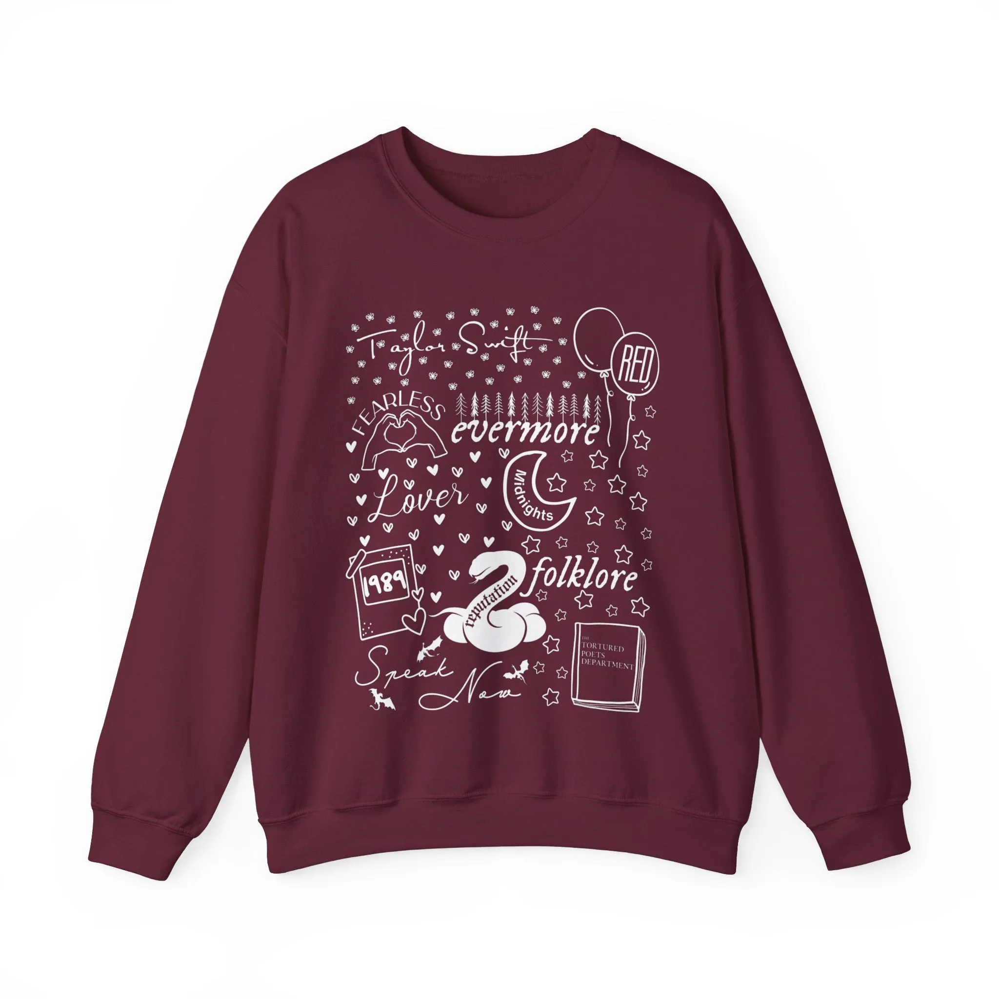 Eras Album Collage Crewneck Sweatshirt sold by Rose Blush Studio product image thumbnail 5