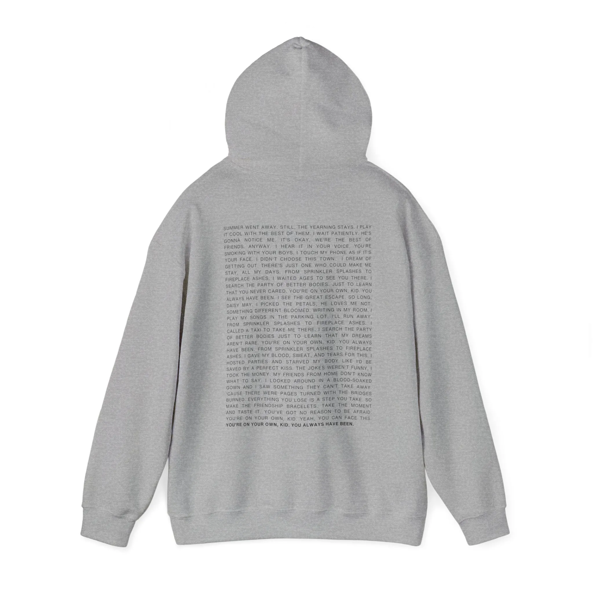 YOYOK (lyrics on back) Hoodie sold by Rose Blush Studio product image thumbnail 3