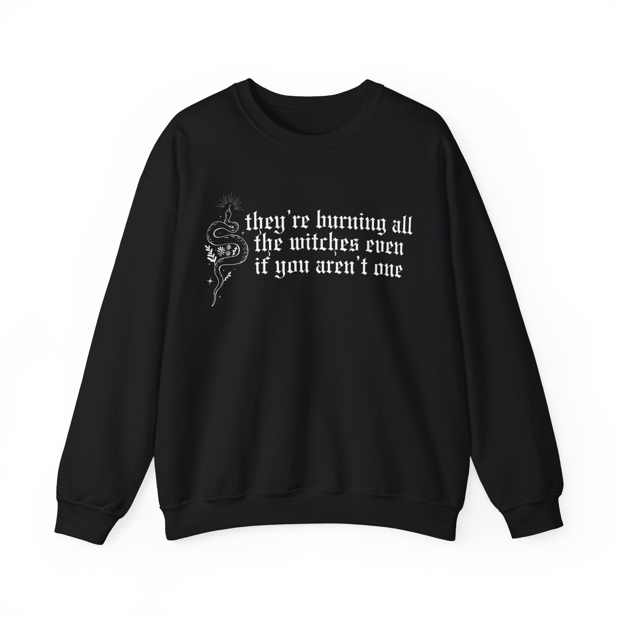 Burning All the Witches Crewneck Sweatshirt sold by Rose Blush Studio