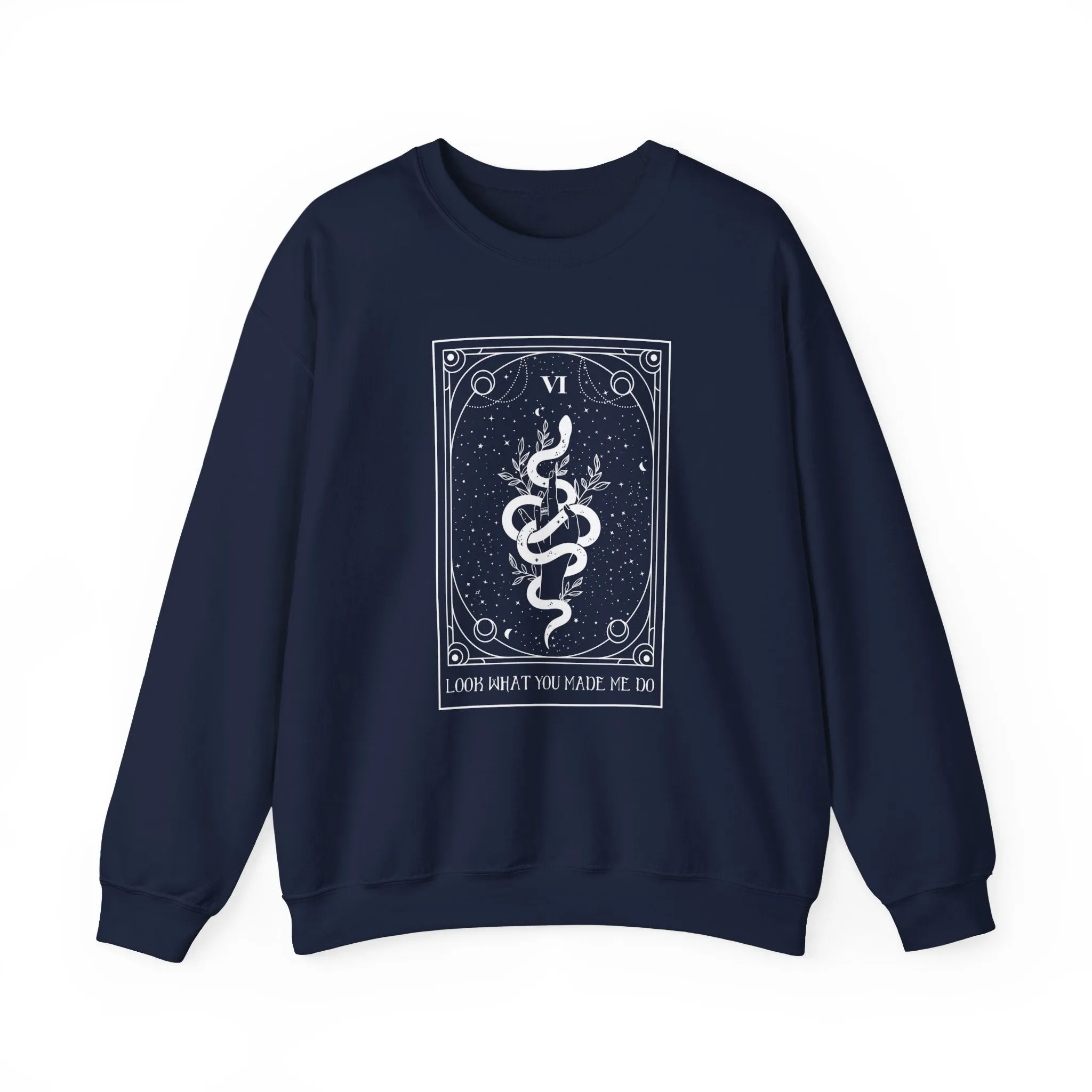 Tarot Crewneck Sweatshirt - Look What You Made Me Do sold by Rose Blush Studio product image thumbnail 4