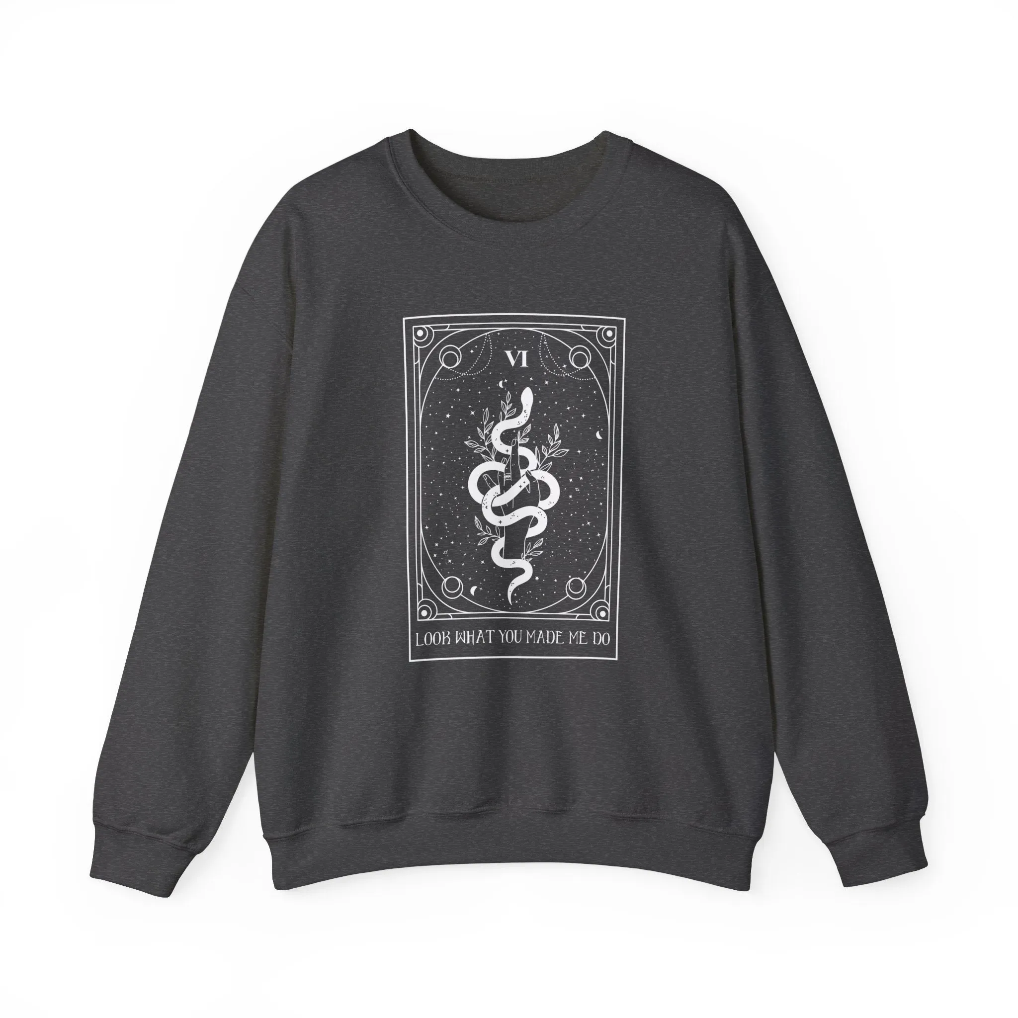 Tarot Crewneck Sweatshirt - Look What You Made Me Do sold by Rose Blush Studio