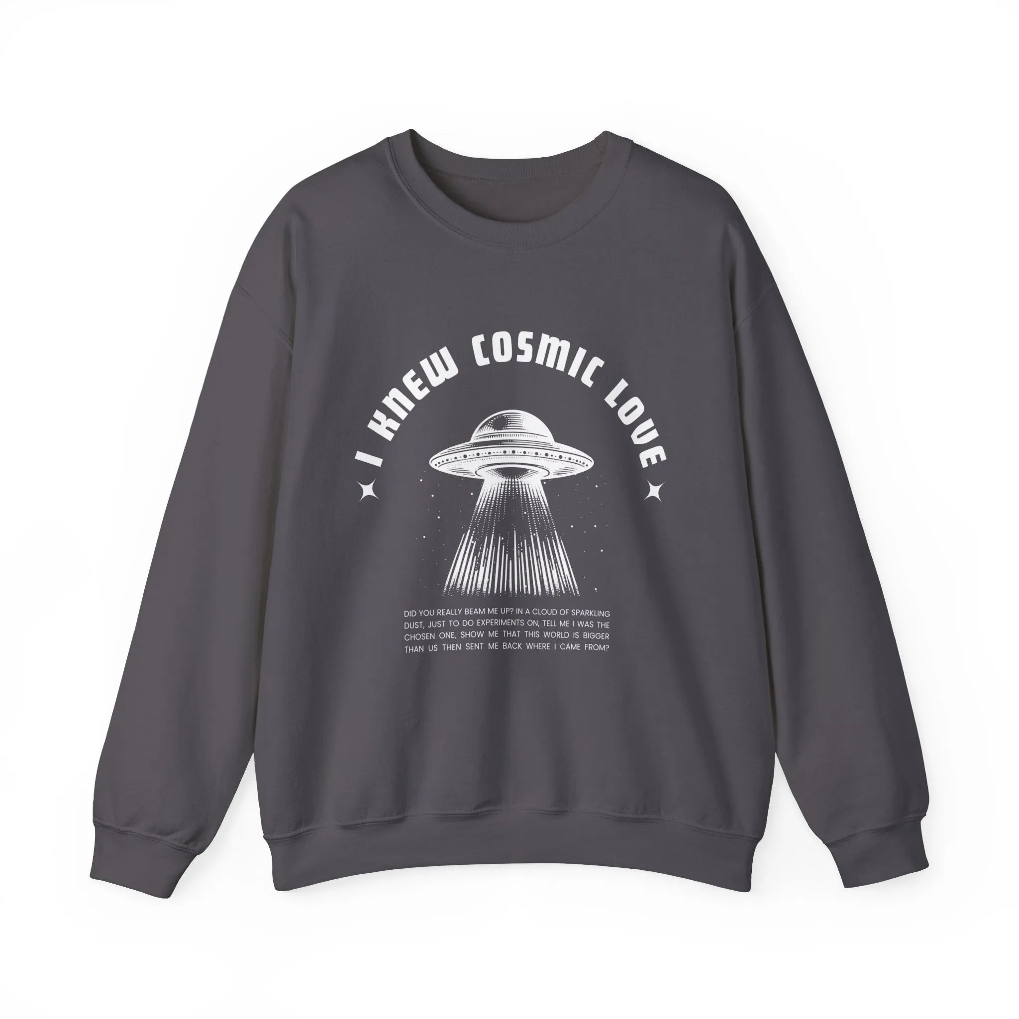 I Knew Cosmic Love Crewneck Sweatshirt sold by Rose Blush Studio product image thumbnail 2