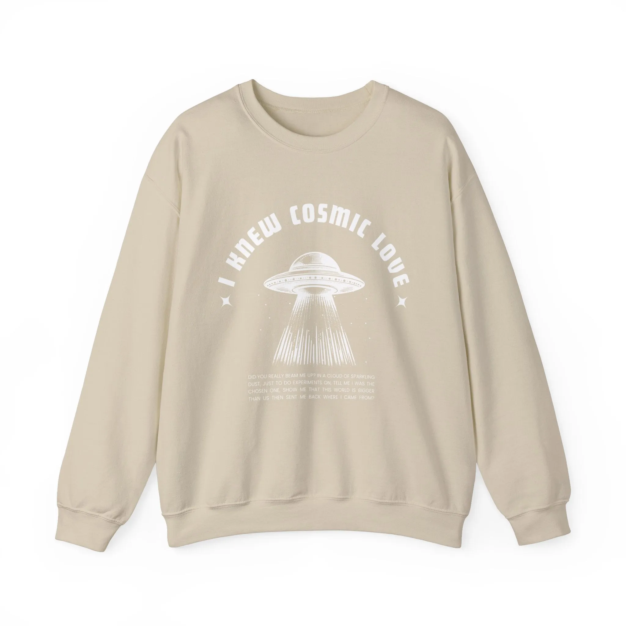 I Knew Cosmic Love Crewneck Sweatshirt sold by Rose Blush Studio product image thumbnail 5