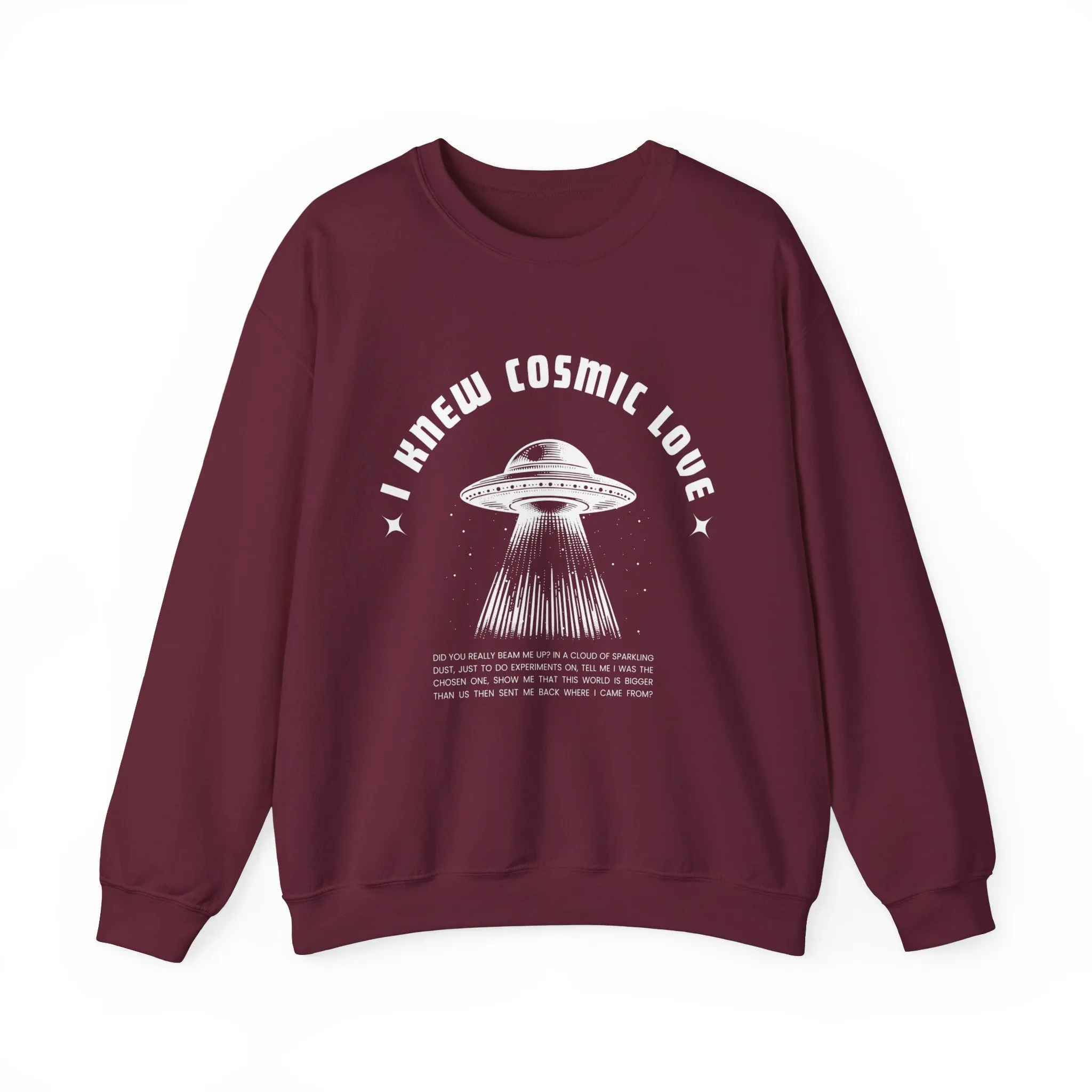 I Knew Cosmic Love Crewneck Sweatshirt sold by Rose Blush Studio product image thumbnail 4