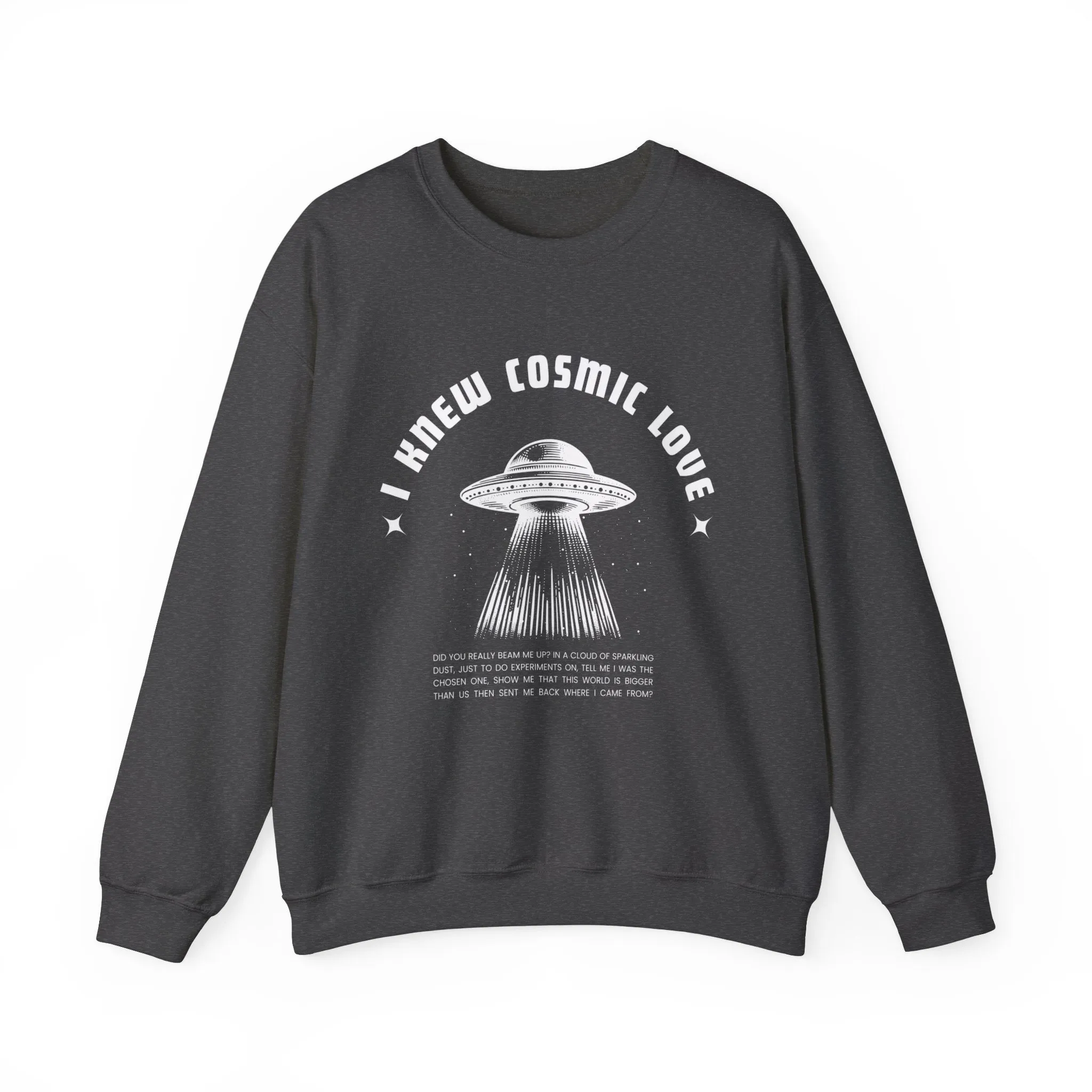 I Knew Cosmic Love Crewneck Sweatshirt sold by Rose Blush Studio product image thumbnail 3