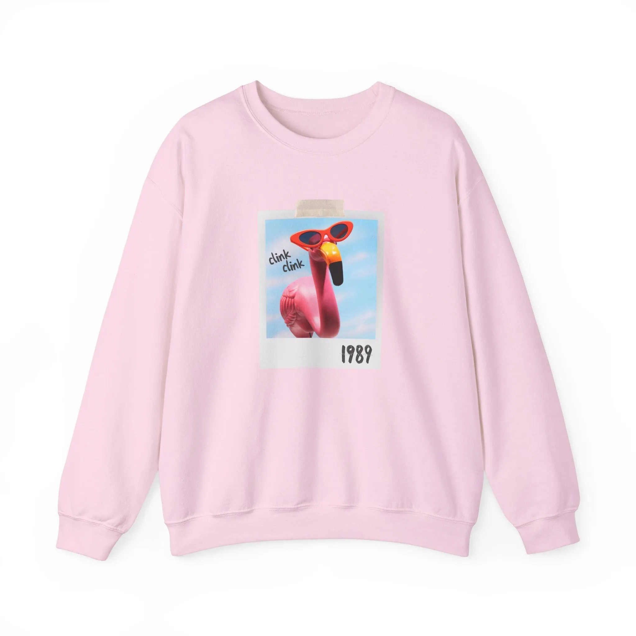 Flamingo Pink Crewneck Sweatshirt sold by Rose Blush Studio