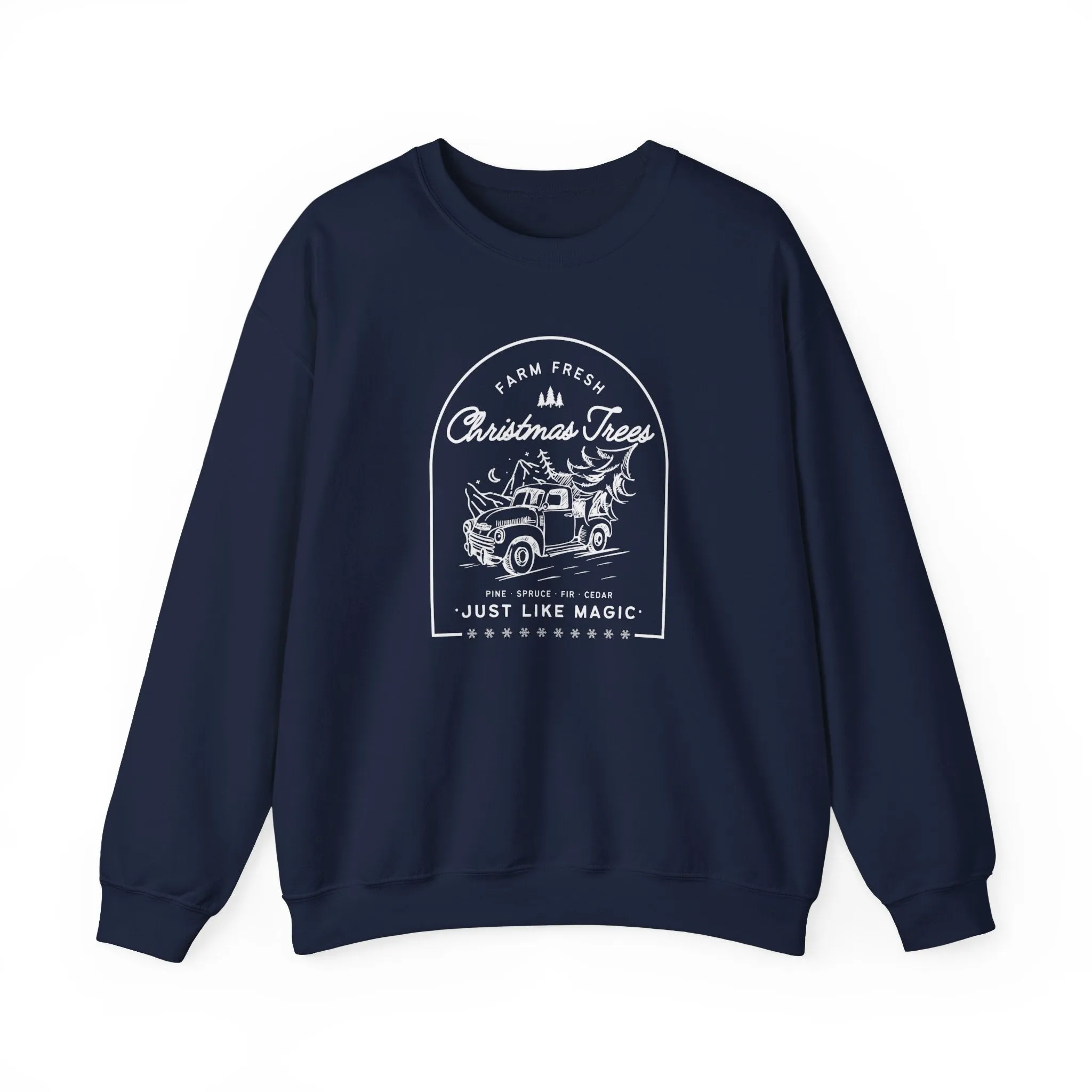 Christmas Tree Farm Crewneck Sweatshirt sold by Rose Blush Studio product image thumbnail 5