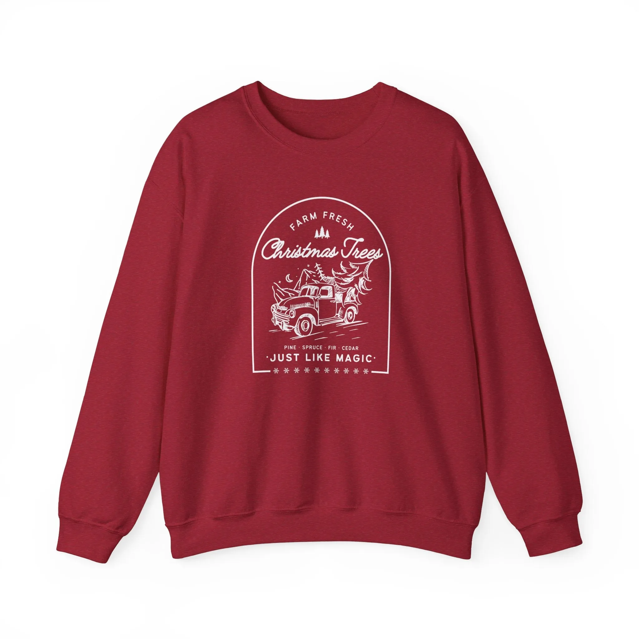 Christmas Tree Farm Crewneck Sweatshirt sold by Rose Blush Studio product image thumbnail 2