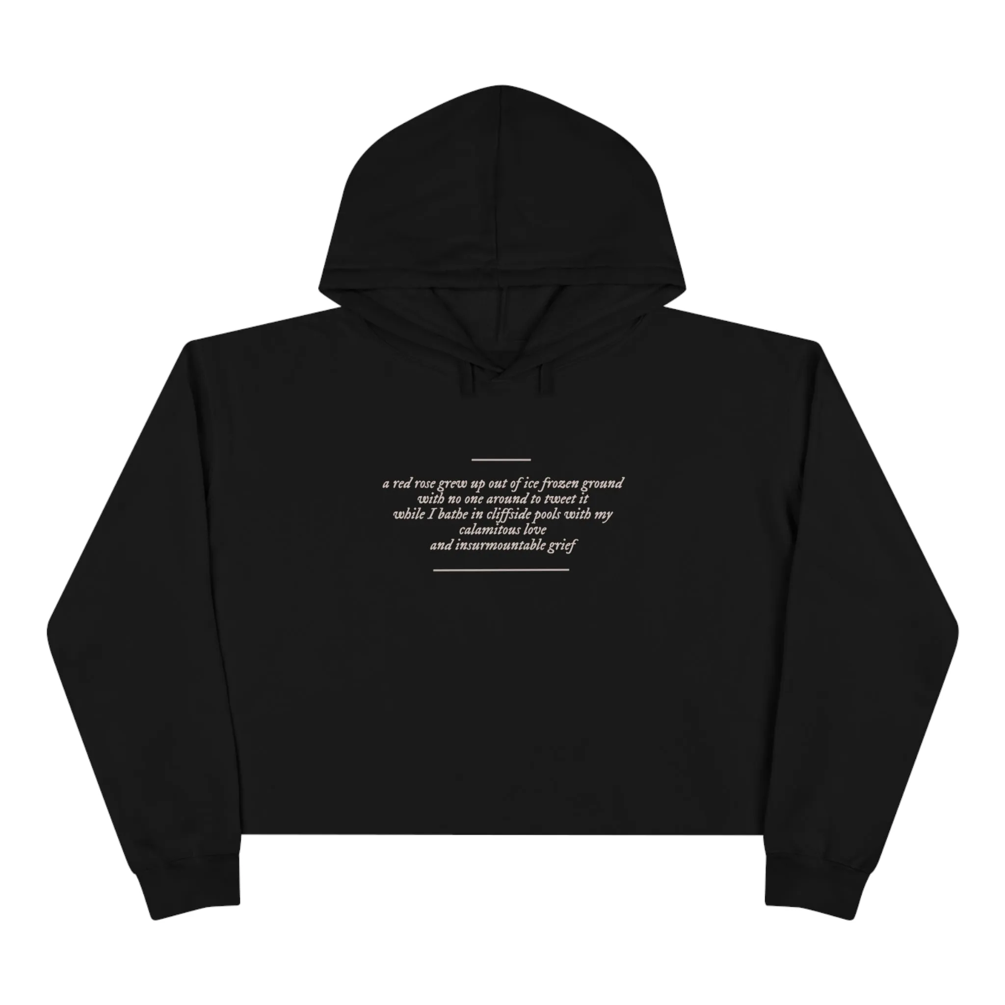 The Lakes Cropped Hooded Sweatshirt sold by Rose Blush Studio product image thumbnail 2