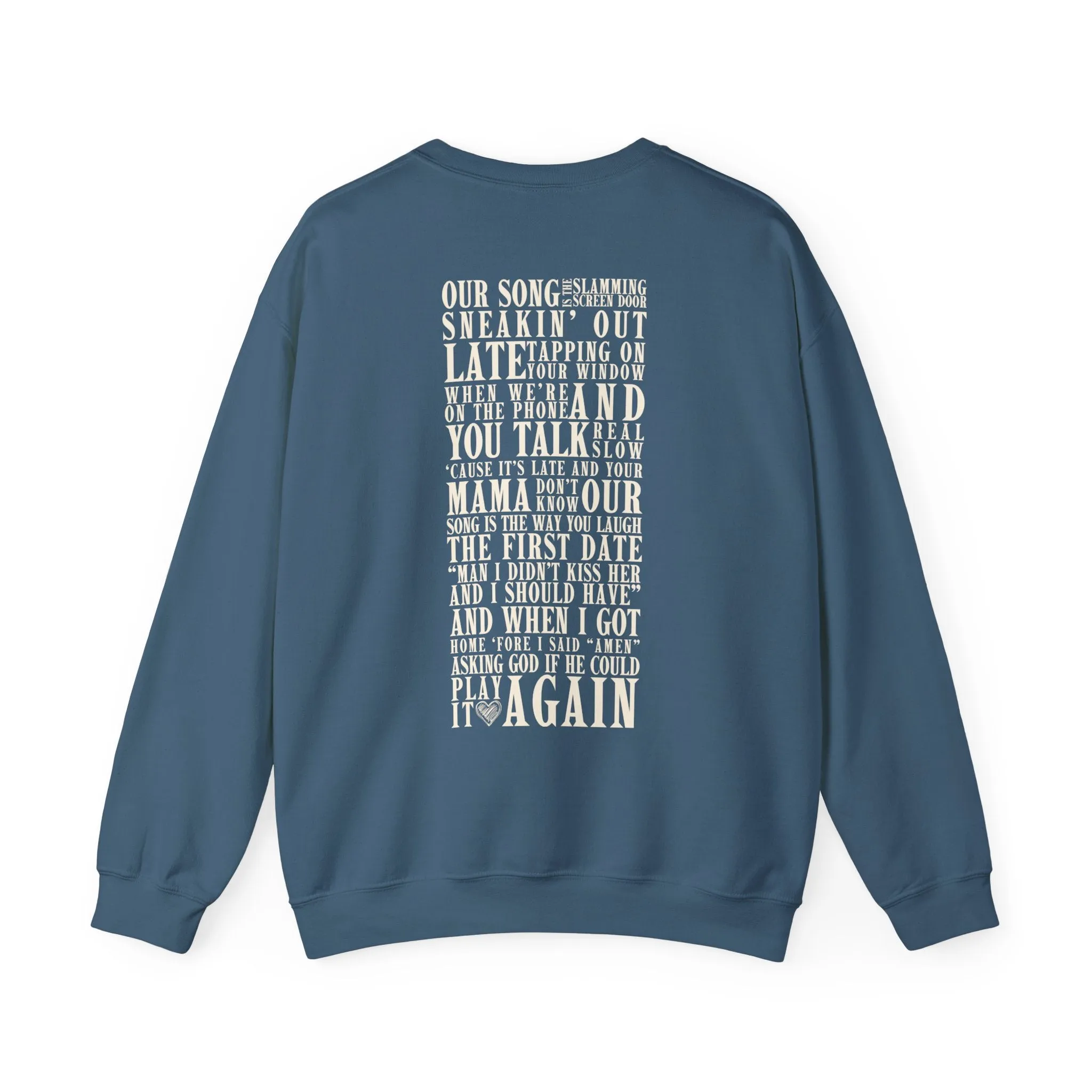 Our Song Crewneck Sweatshirt sold by Rose Blush Studio