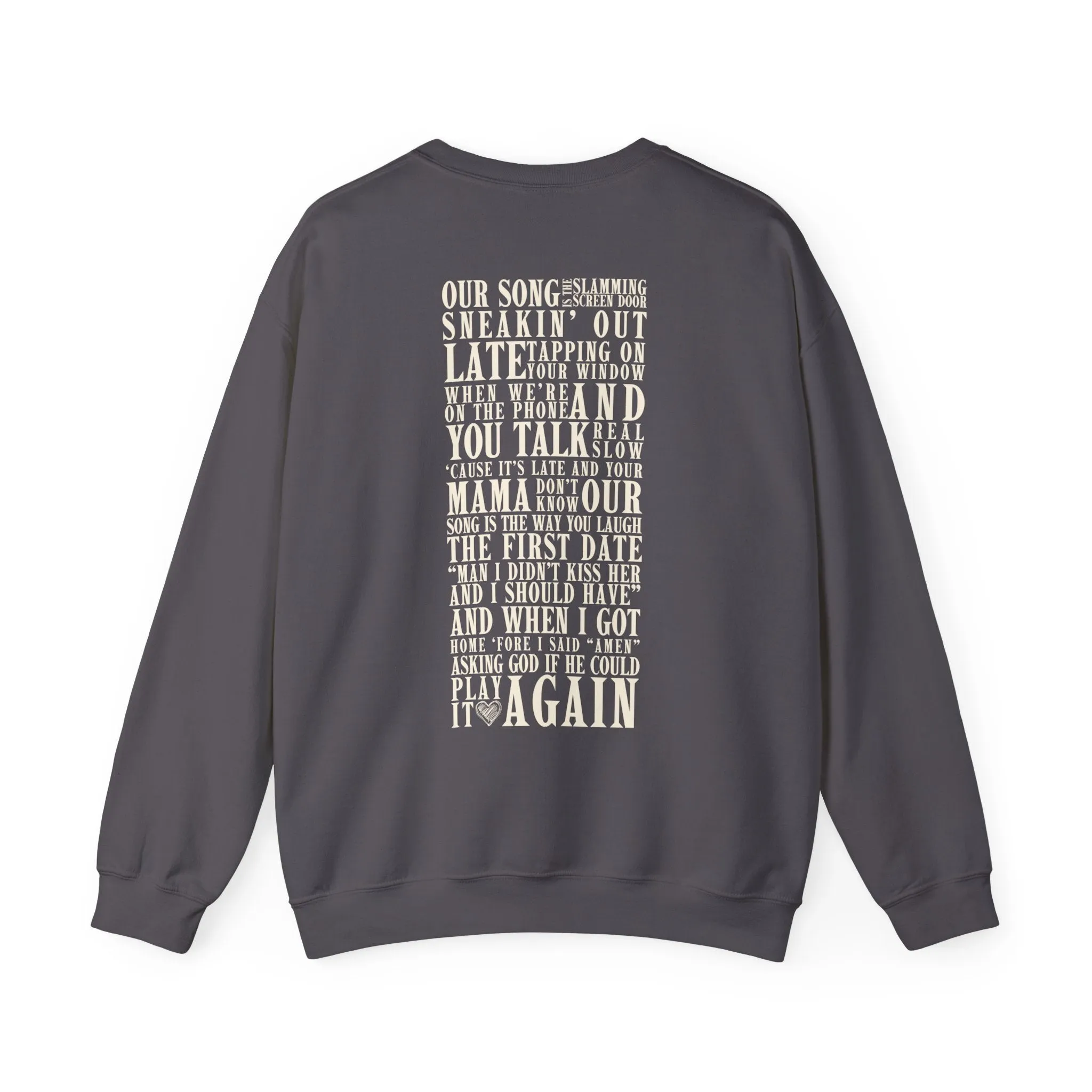 Our Song Crewneck Sweatshirt sold by Rose Blush Studio product image thumbnail 3