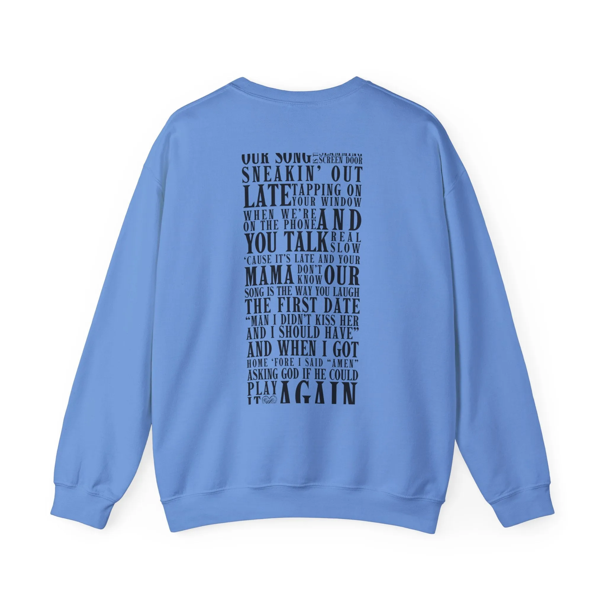 Our Song Crewneck Sweatshirt sold by Rose Blush Studio product image thumbnail 2