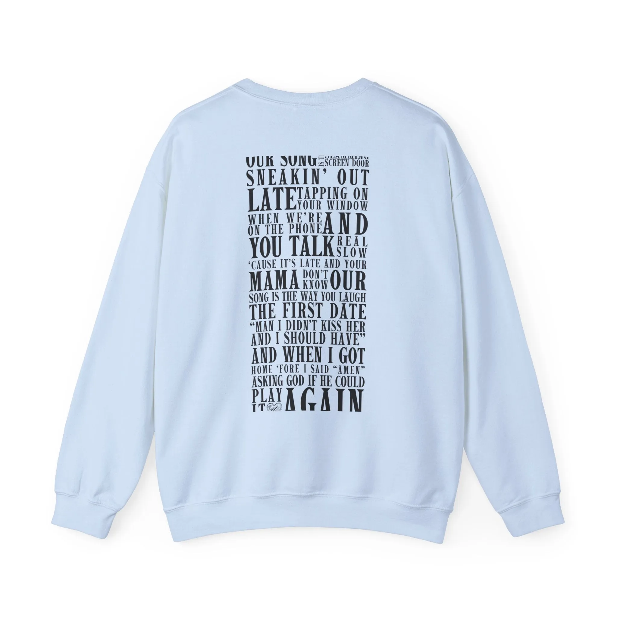 Our Song Crewneck Sweatshirt sold by Rose Blush Studio product image thumbnail 5