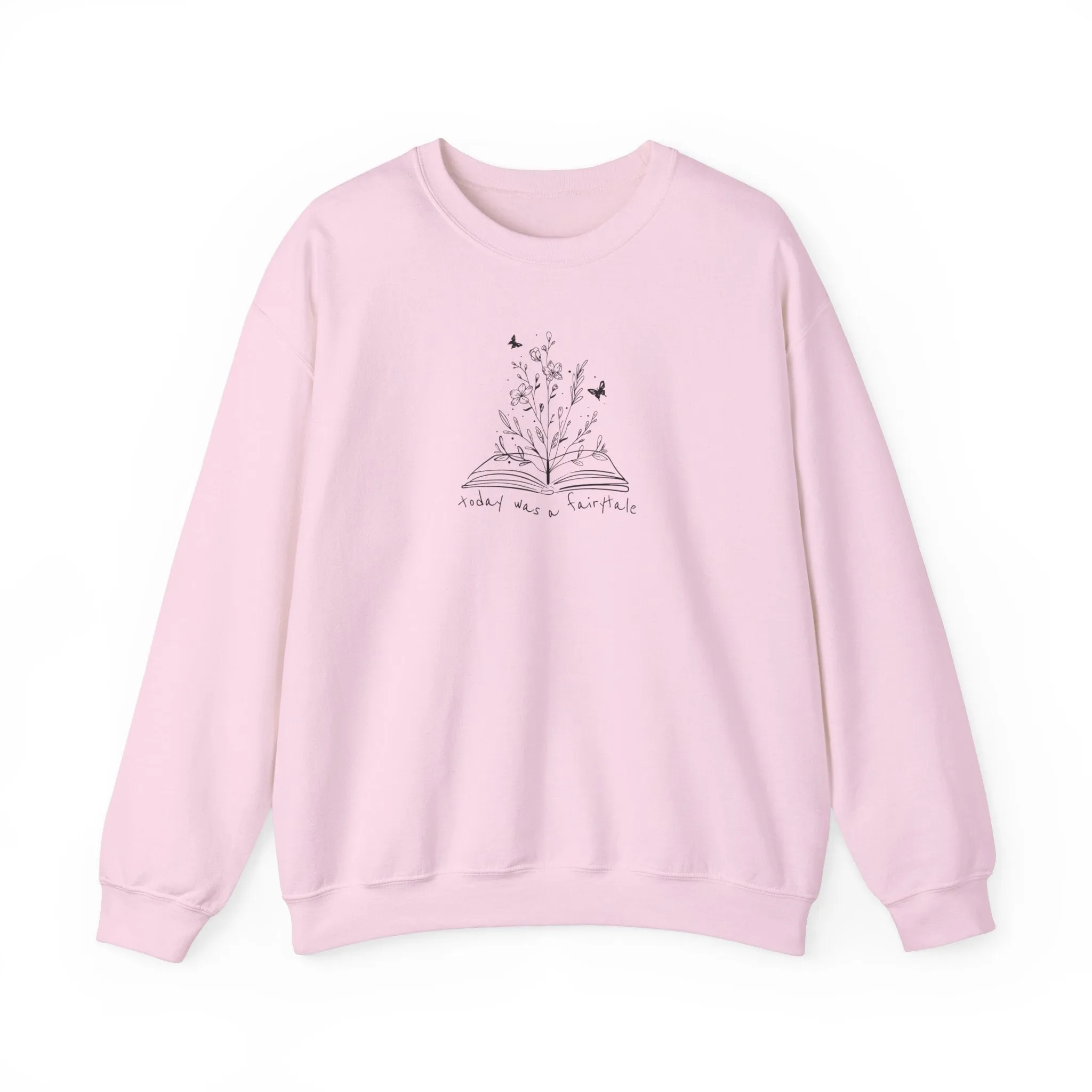 Today Was a Fairytale Crewneck Sweatshirt sold by Rose Blush Studio product image thumbnail 4