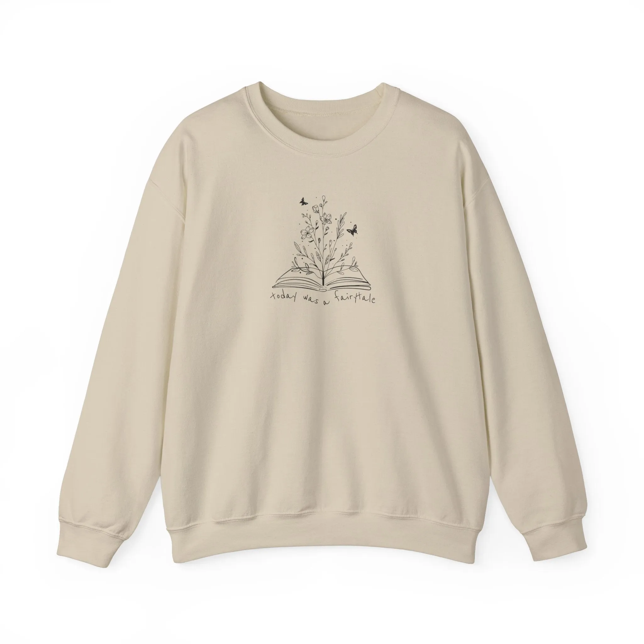 Today Was a Fairytale Crewneck Sweatshirt sold by Rose Blush Studio product image thumbnail 5