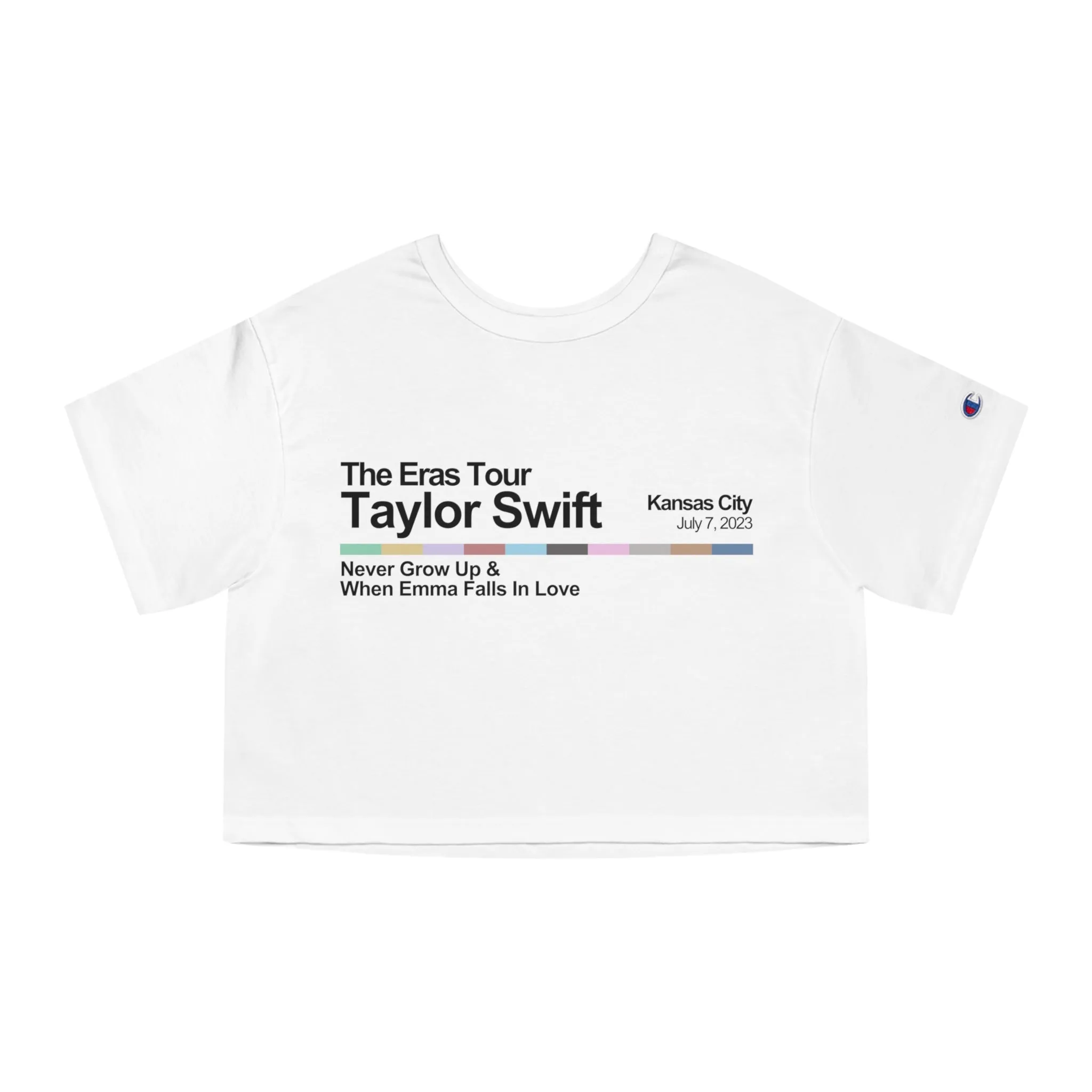 Kansas City Night 1 Cropped T-Shirt sold by Rose Blush Studio product image thumbnail 5