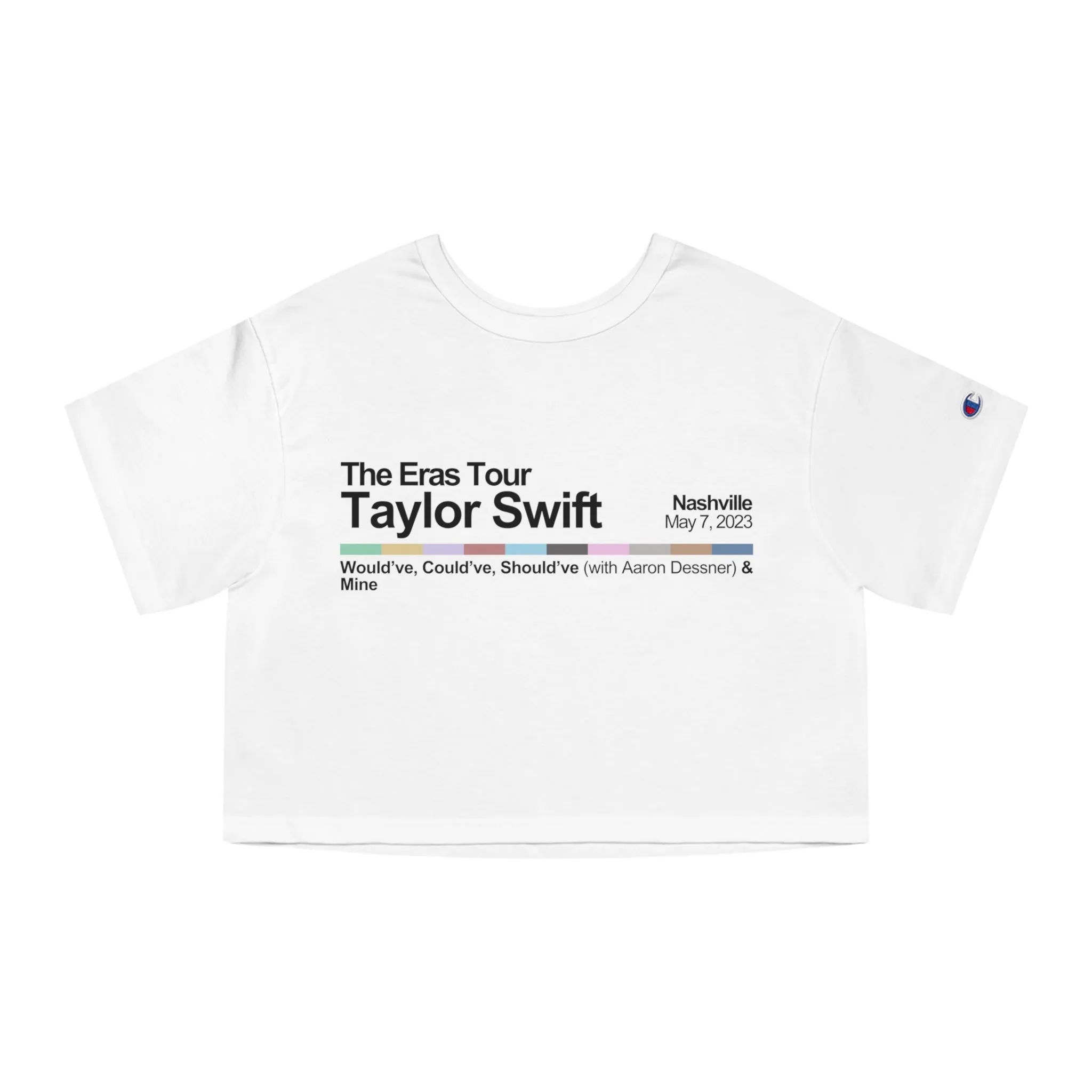 Nashville Night 3 Cropped T-Shirt sold by Rose Blush Studio product image thumbnail 5