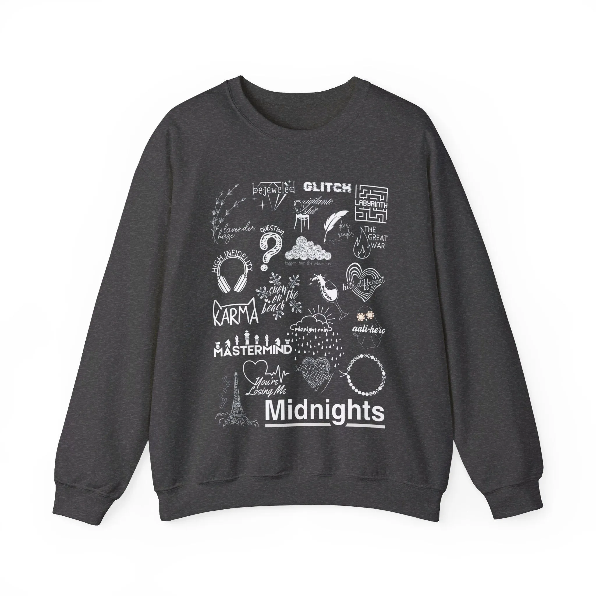 Midnights Collage Crewneck Sweatshirt sold by Rose Blush Studio product image thumbnail 2