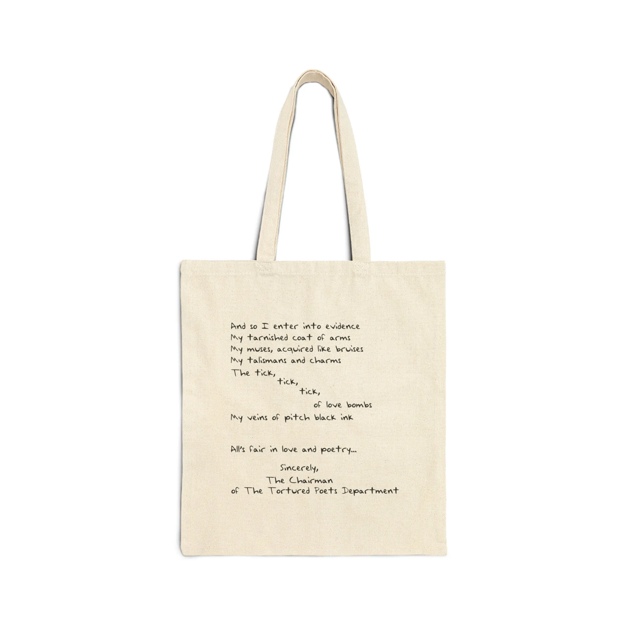 Sincerely, The Chairman Cotton Canvas Tote Bag sold by Rose Blush Studio