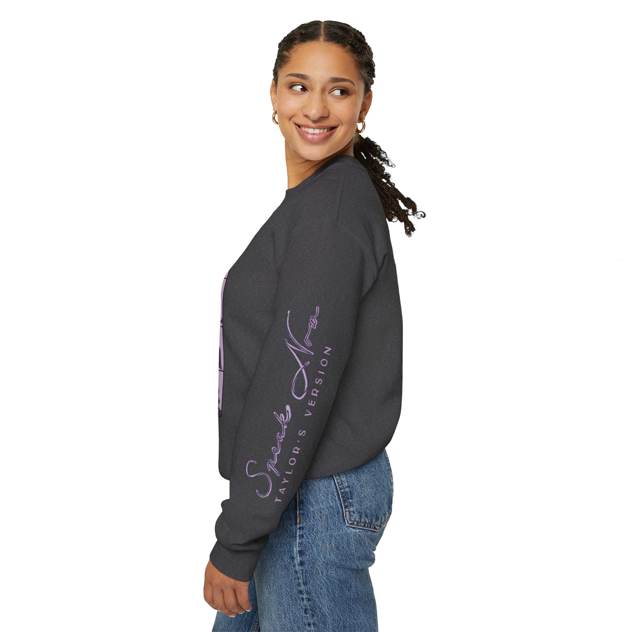 Speak Now TV Crewneck Sweatshirt sold by Rose Blush Studio product image thumbnail 2
