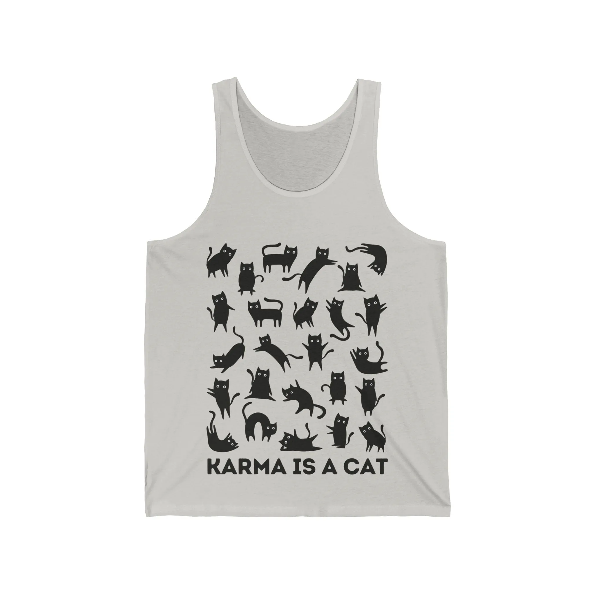 Karma is a Cat Jersey Tank sold by Rose Blush Studio product image thumbnail 2