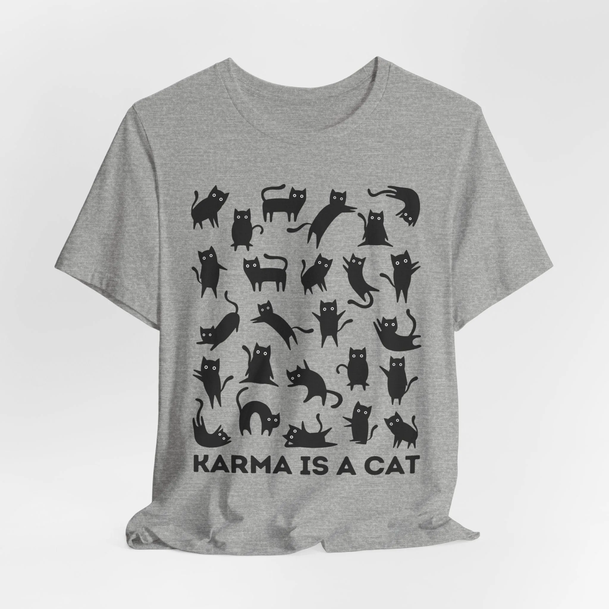 Karma is a Cat Tshirt sold by Rose Blush Studio product image thumbnail 2