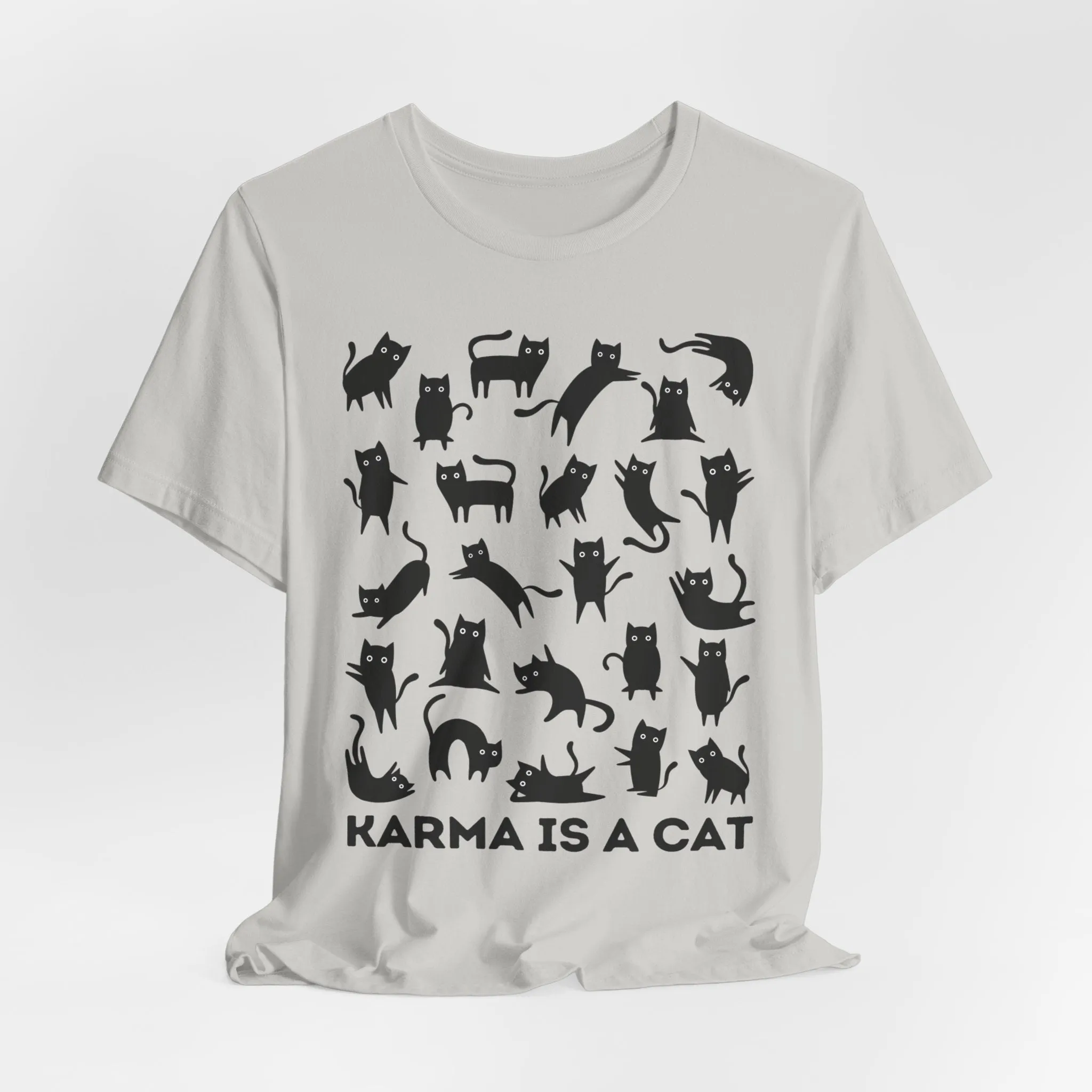 Karma is a Cat Tshirt sold by Rose Blush Studio product image thumbnail 4