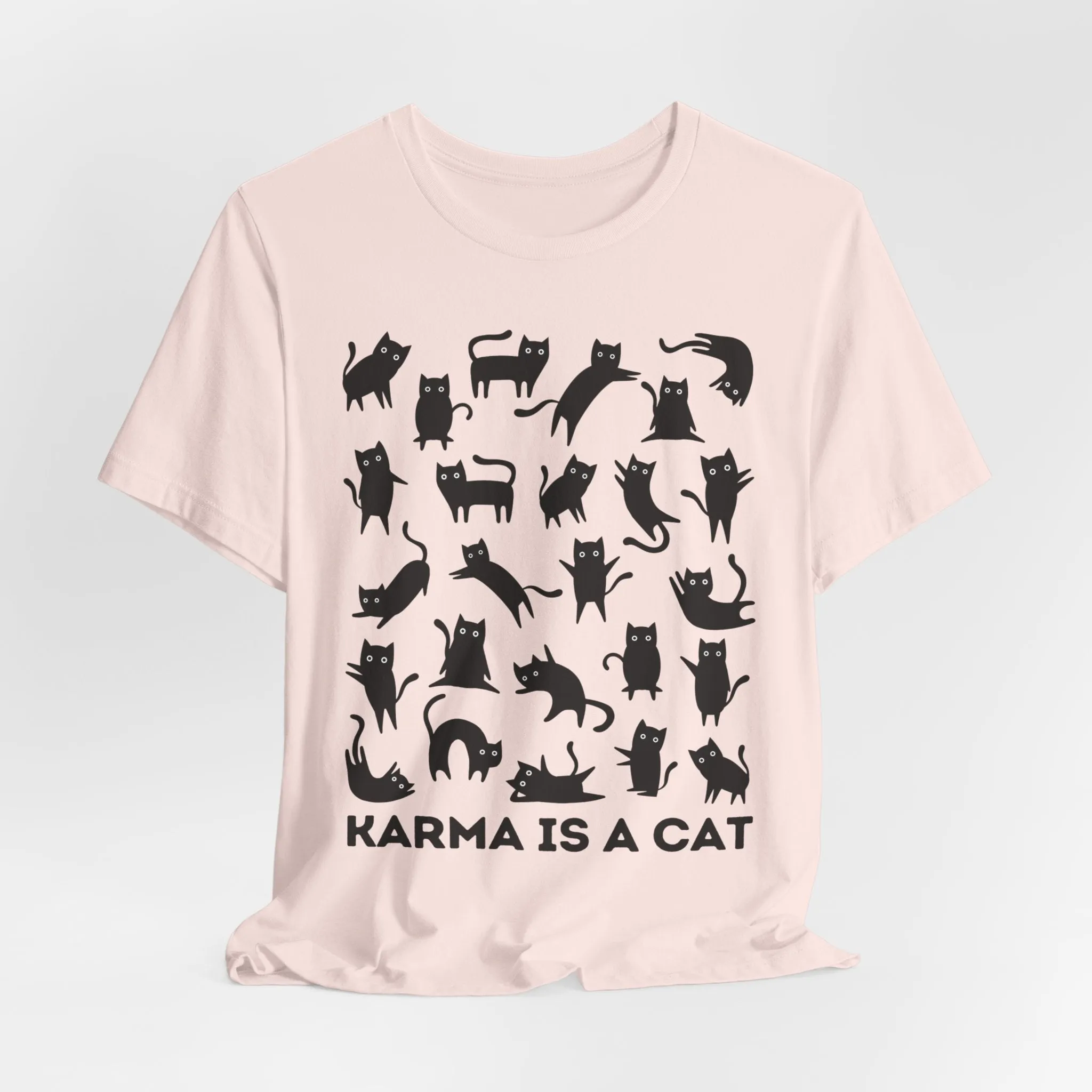 Karma is a Cat Tshirt sold by Rose Blush Studio product image thumbnail 5