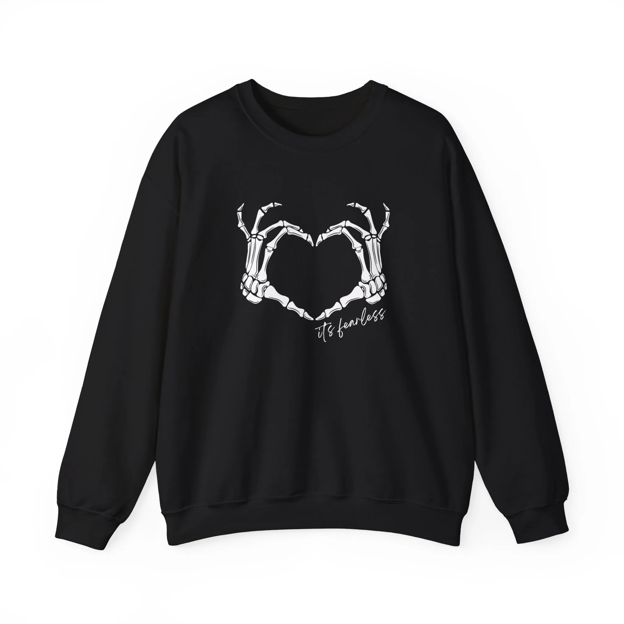 Fearless Skeleton Crewneck Sweatshirt sold by Rose Blush Studio product image thumbnail 5