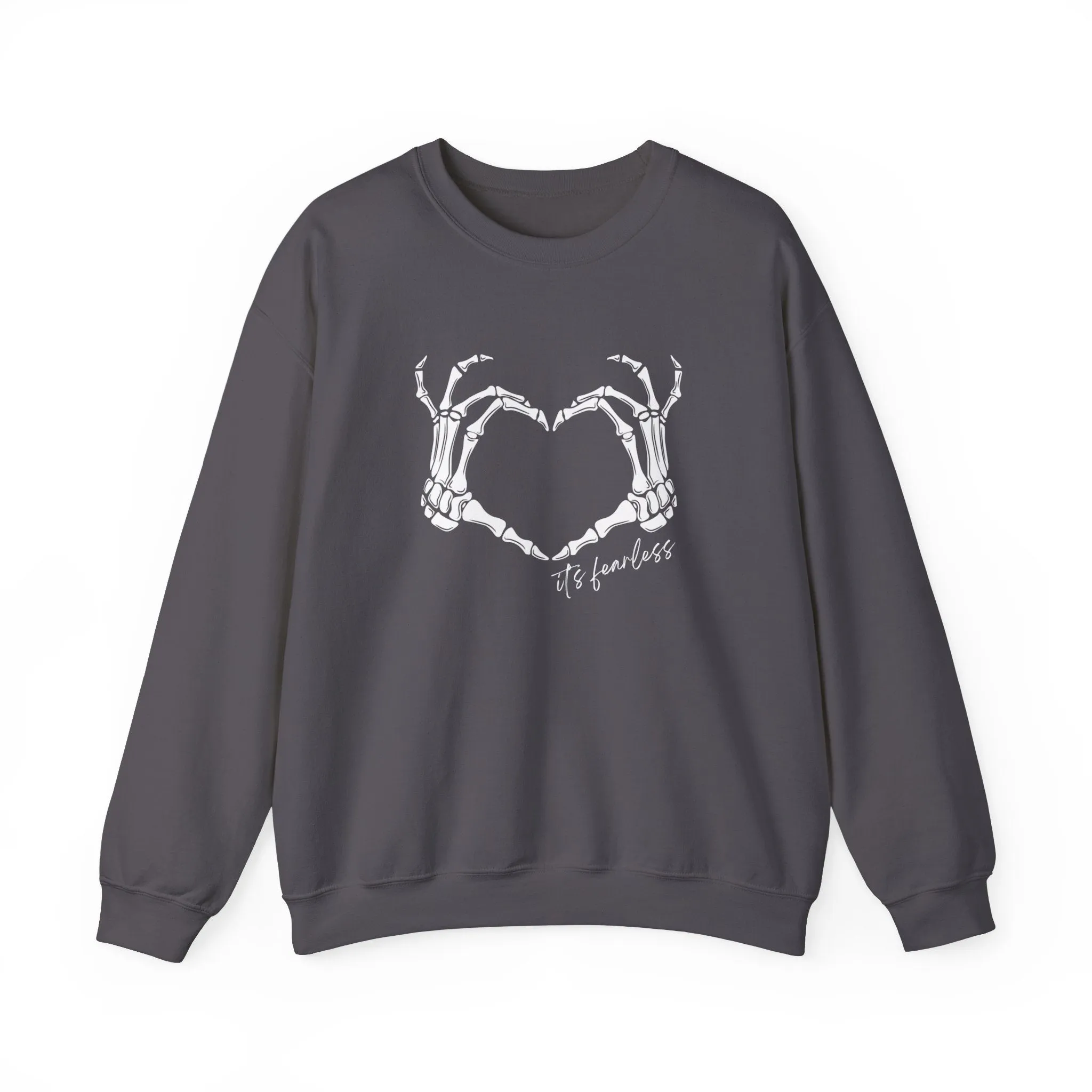 Fearless Skeleton Crewneck Sweatshirt sold by Rose Blush Studio product image thumbnail 2