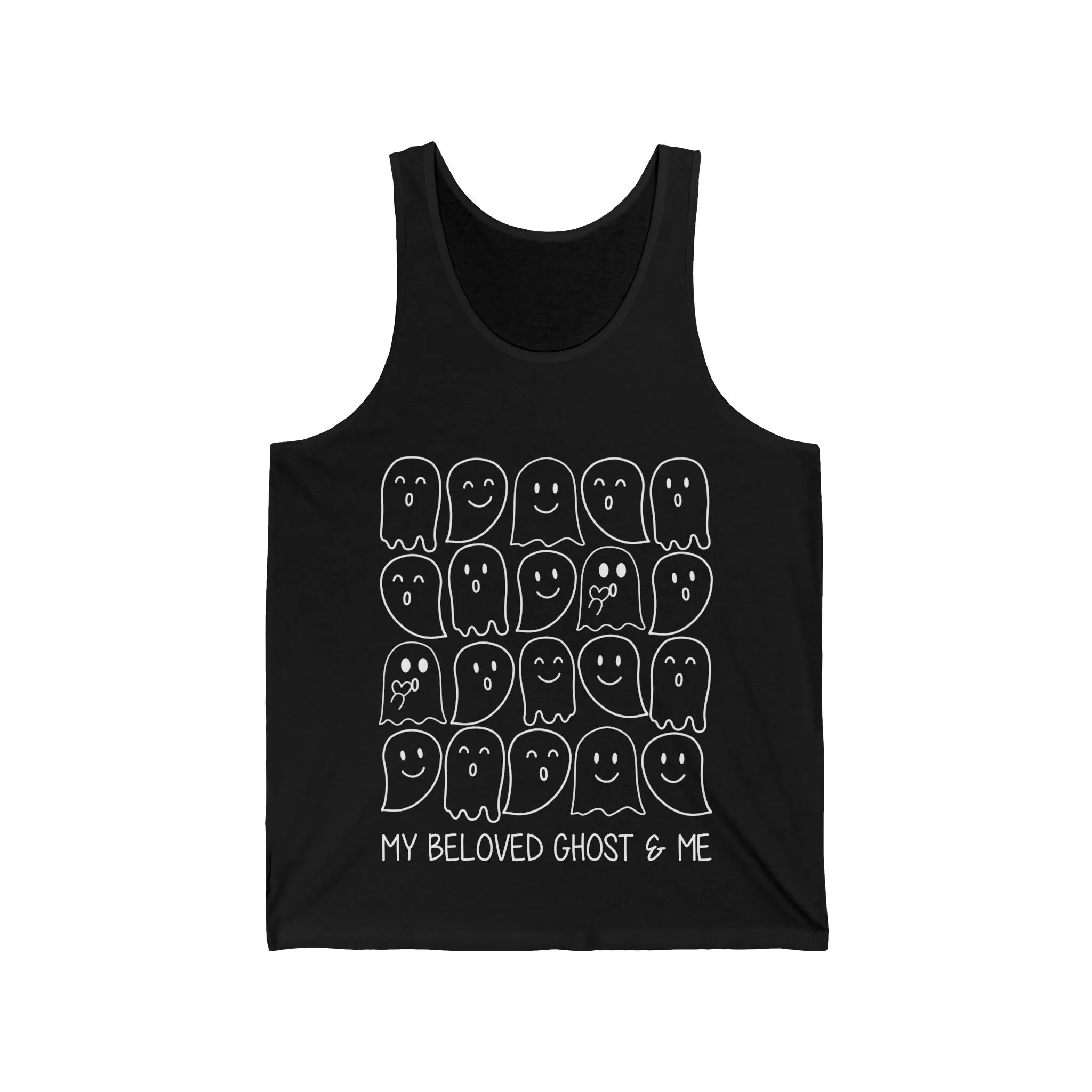 My Beloved Ghost & Me Jersey Tank sold by Rose Blush Studio