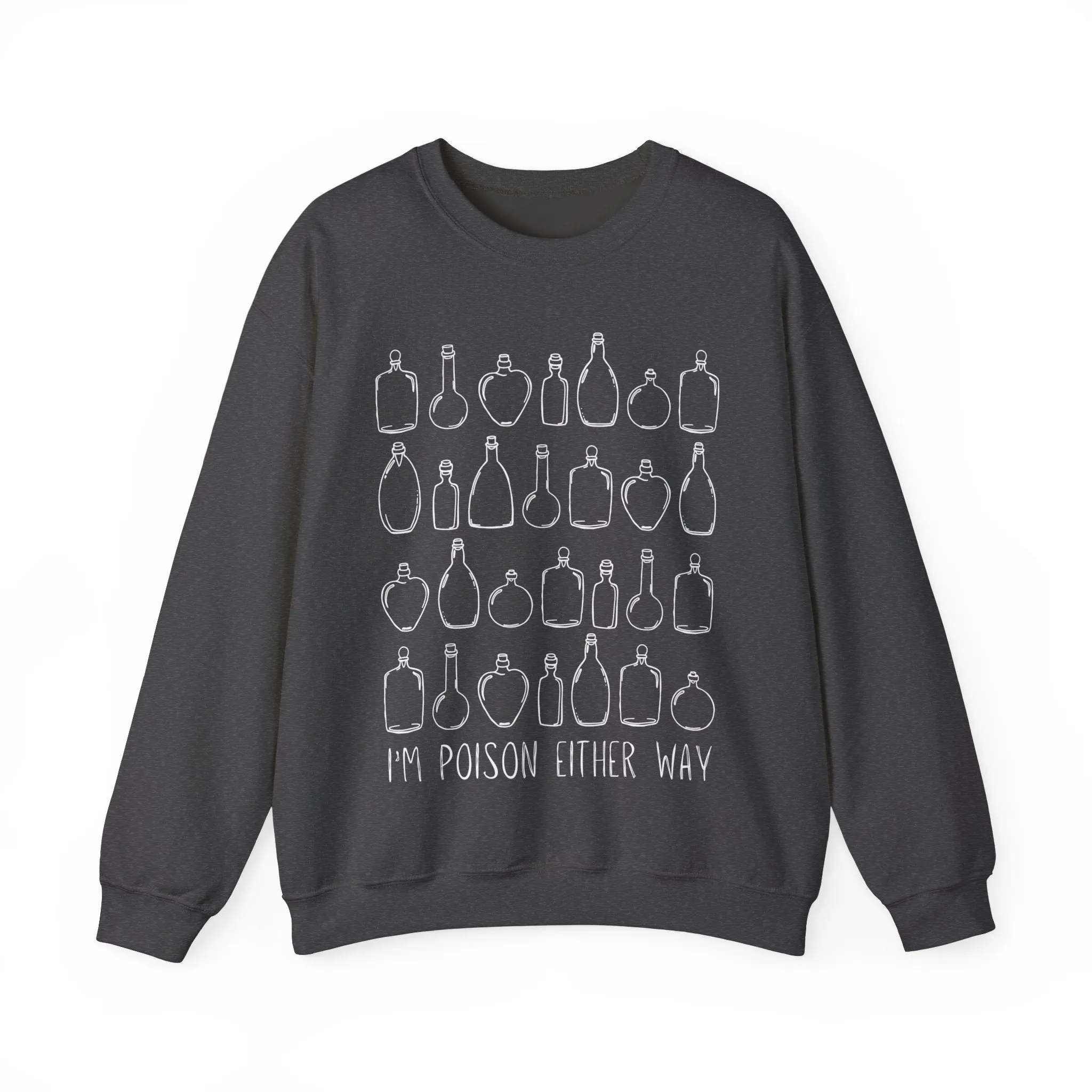 I'm Poison Either Way Crewneck Sweatshirt sold by Rose Blush Studio product image thumbnail 3