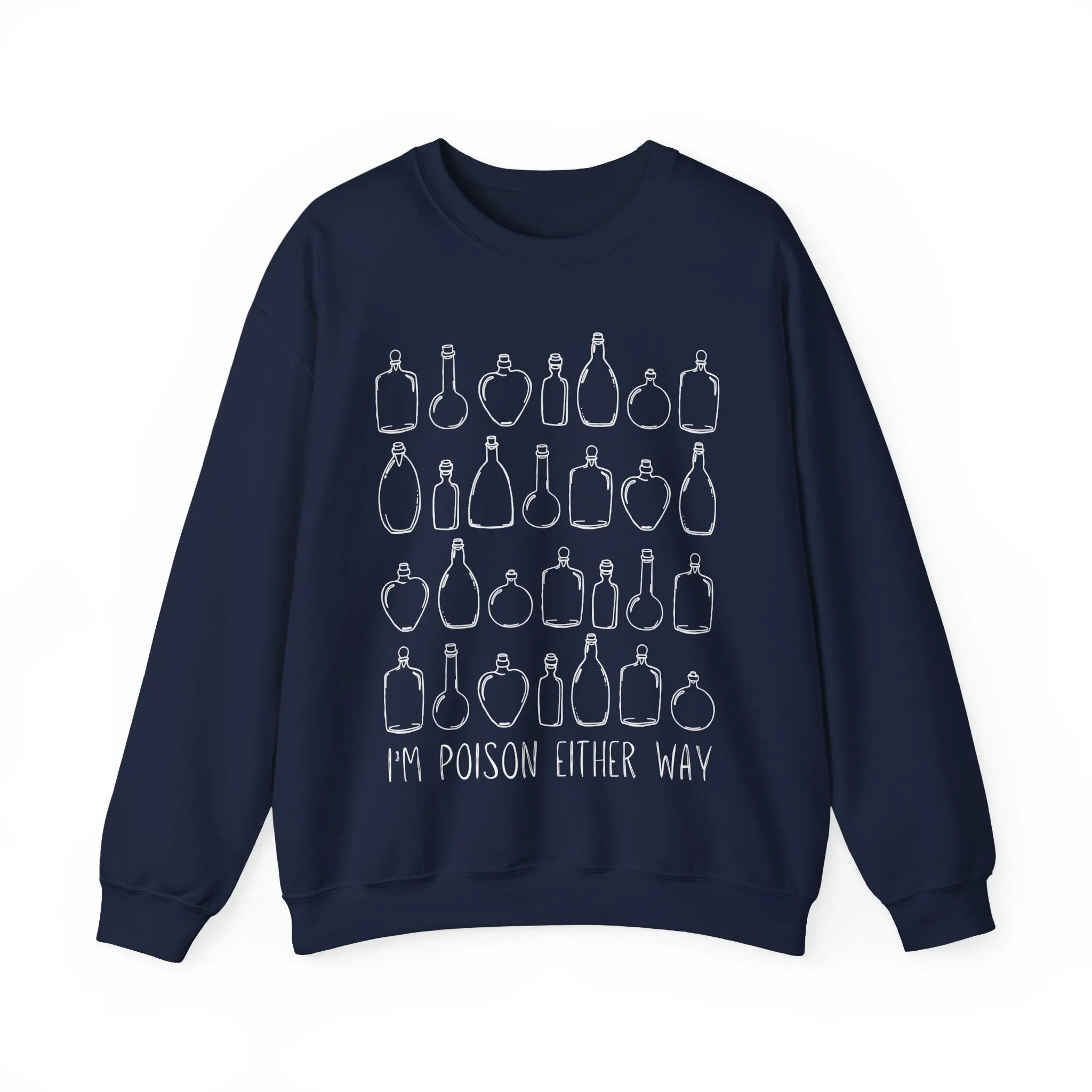I'm Poison Either Way Crewneck Sweatshirt sold by Rose Blush Studio product image thumbnail 5