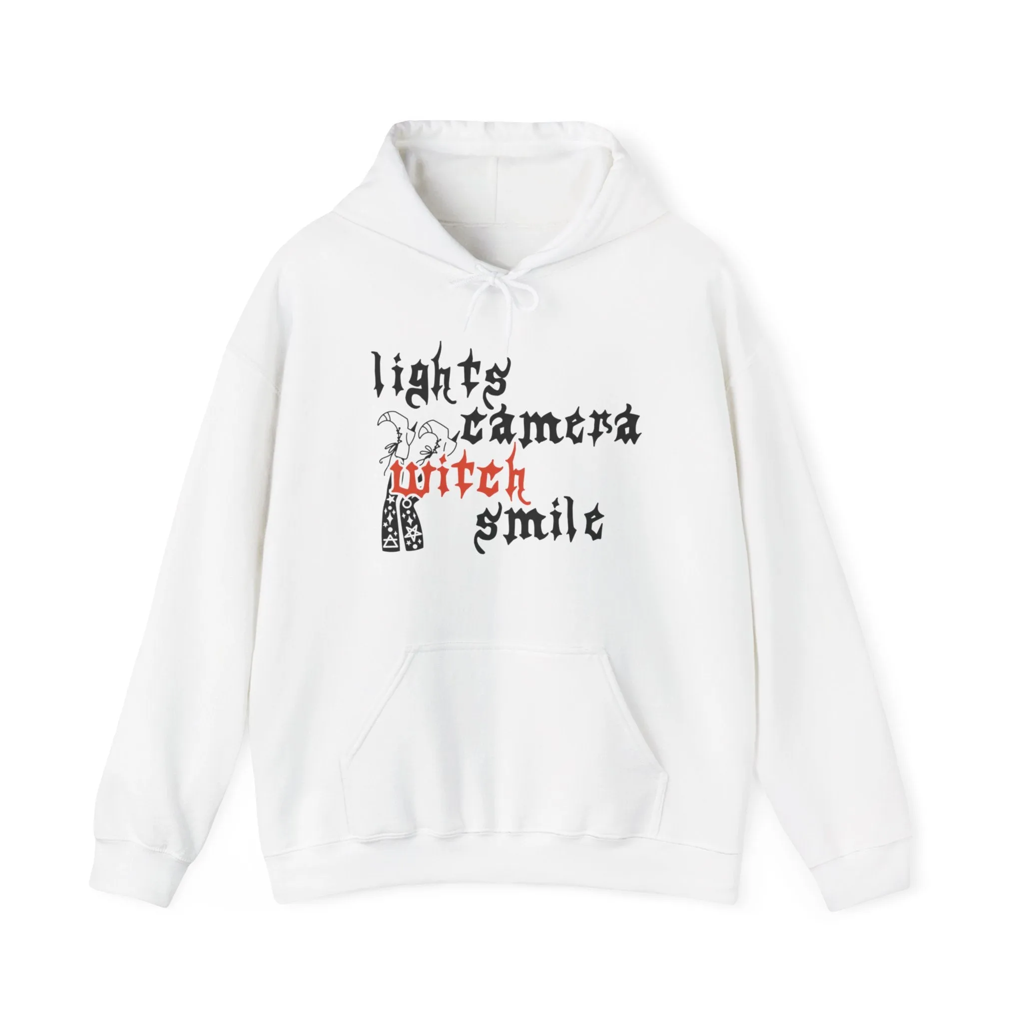 Lights Camera Witch Smile Hoodie sold by Rose Blush Studio product image thumbnail 3