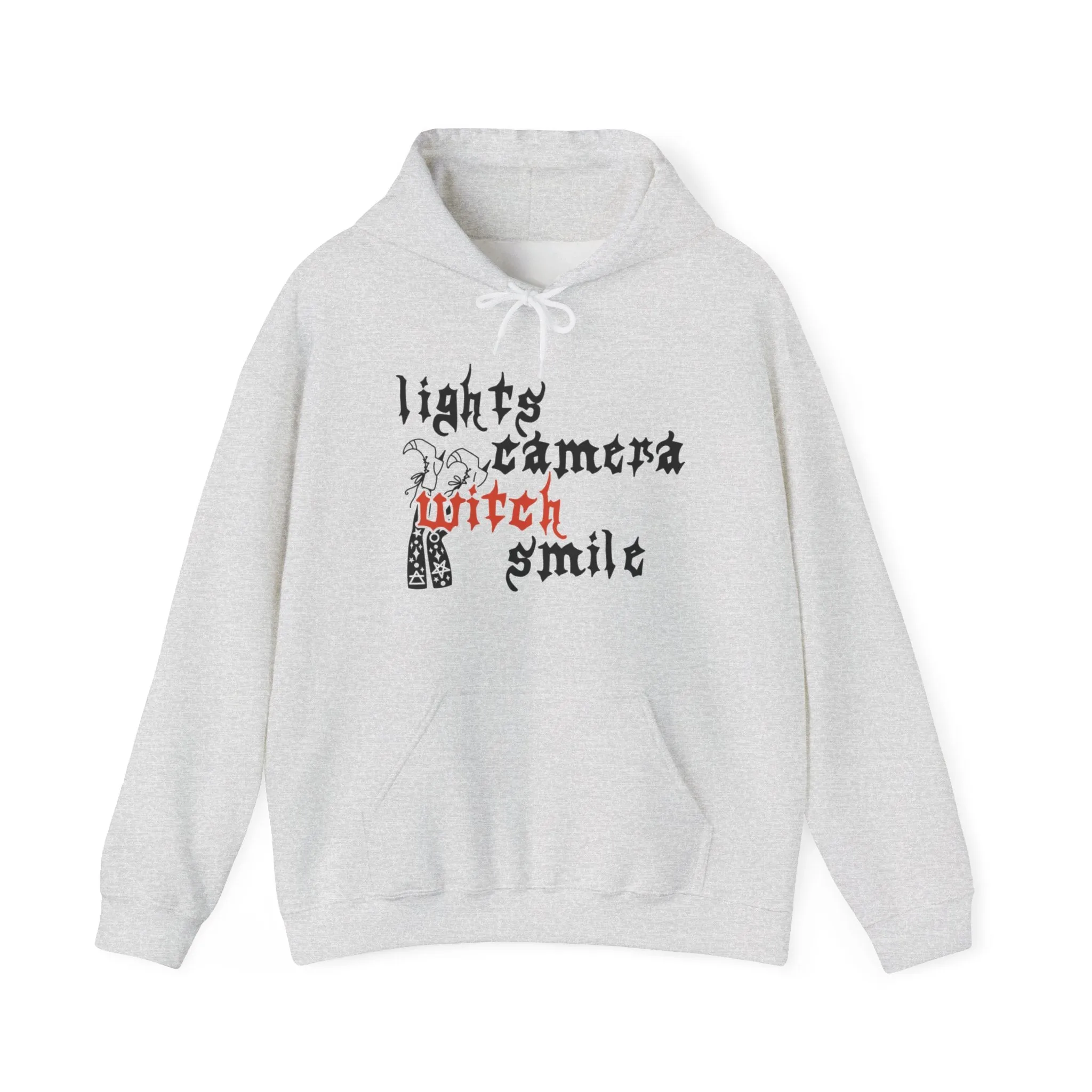 Lights Camera Witch Smile Hoodie sold by Rose Blush Studio product image thumbnail 4