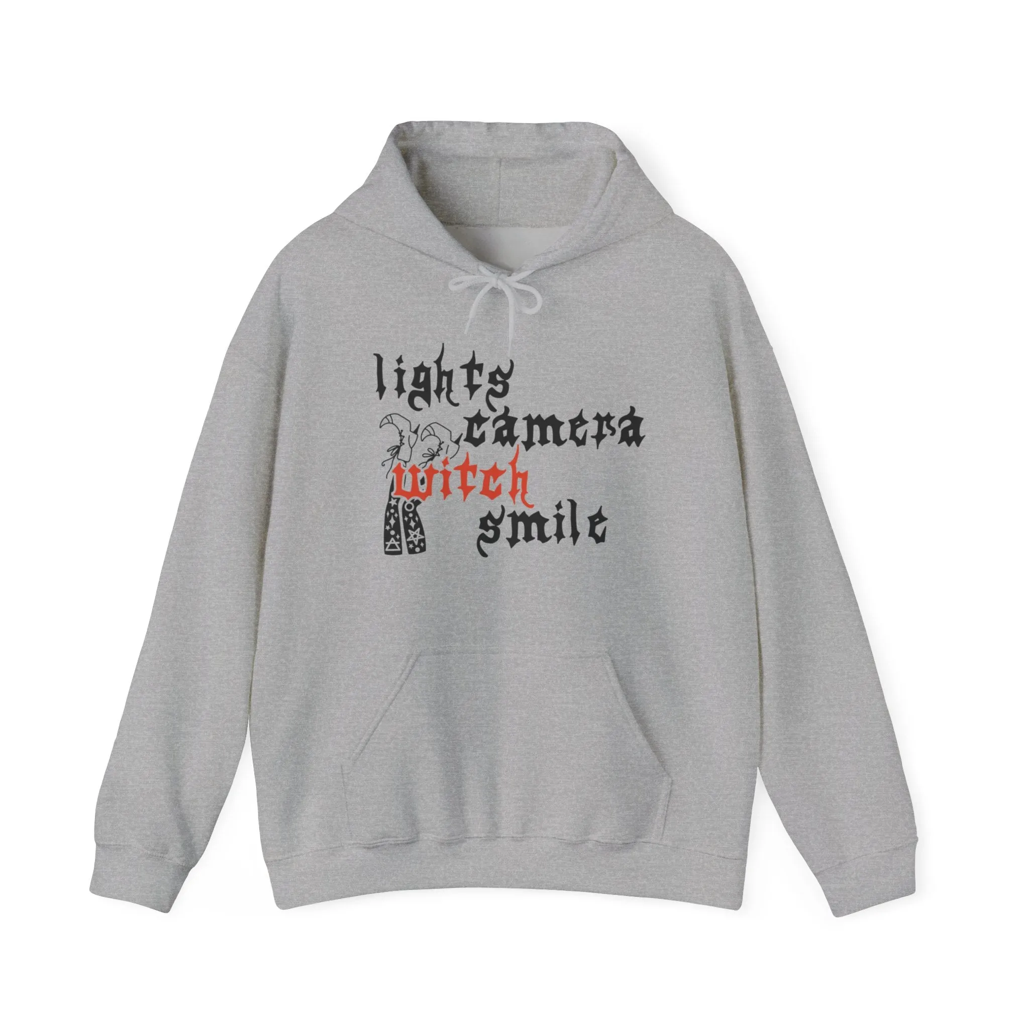 Lights Camera Witch Smile Hoodie sold by Rose Blush Studio product image thumbnail 2