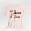 Lights Camera Witch Smile Tshirt sold by Rose Blush Studio