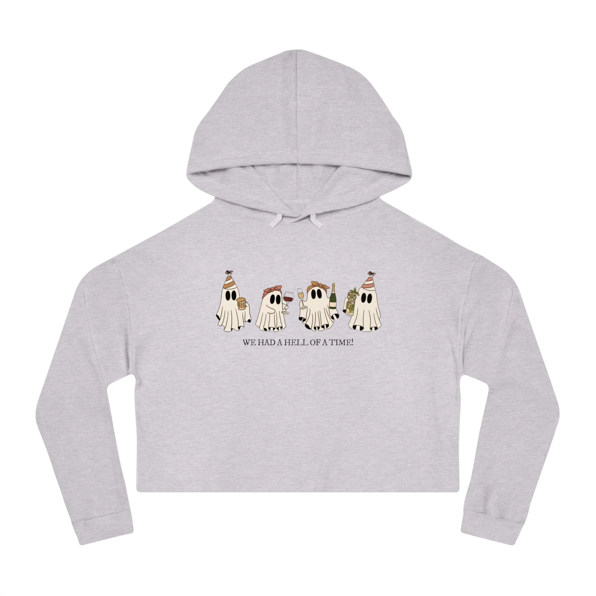 Hell of a Time Cropped Hooded Sweatshirt sold by Rose Blush Studio