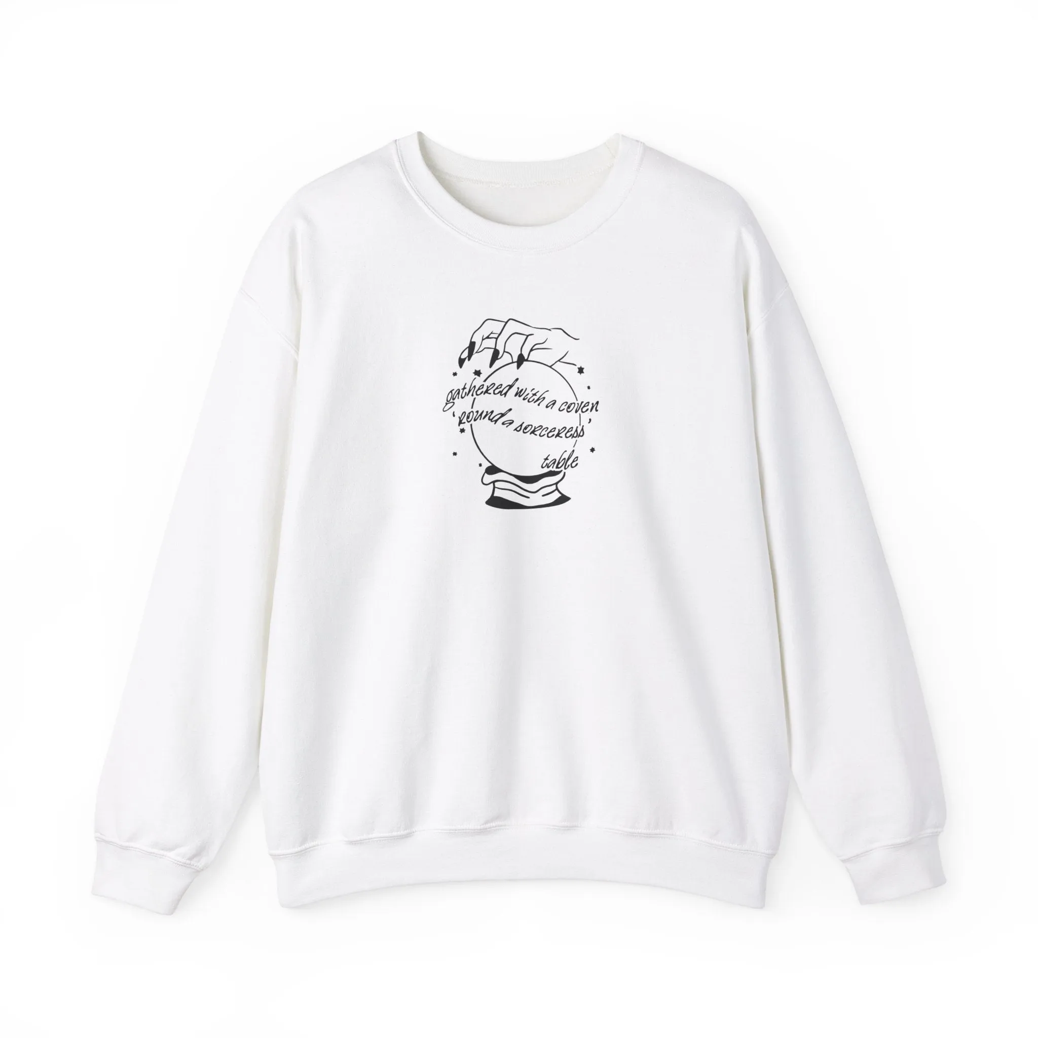 Gathered With A Coven Crewneck Sweatshirt sold by Rose Blush Studio product image thumbnail 2