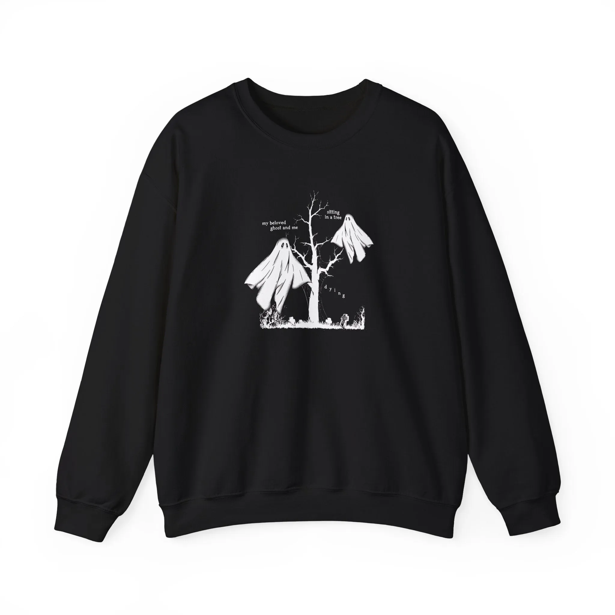 My Beloved Ghost & Me Crewneck Sweatshirt sold by Rose Blush Studio