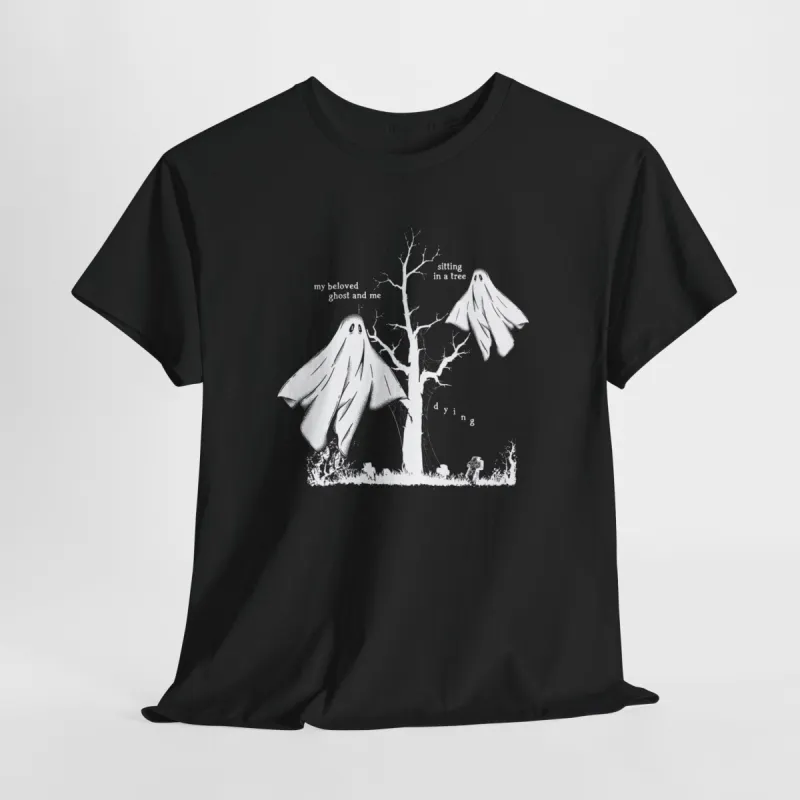 My Beloved Ghost And Me Tshirt sold by Rose Blush Studio