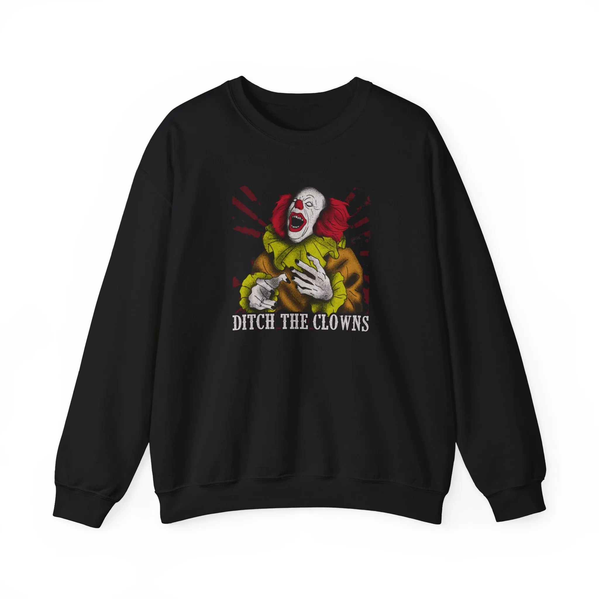 Ditch the Clowns Crewneck Sweatshirt sold by Rose Blush Studio