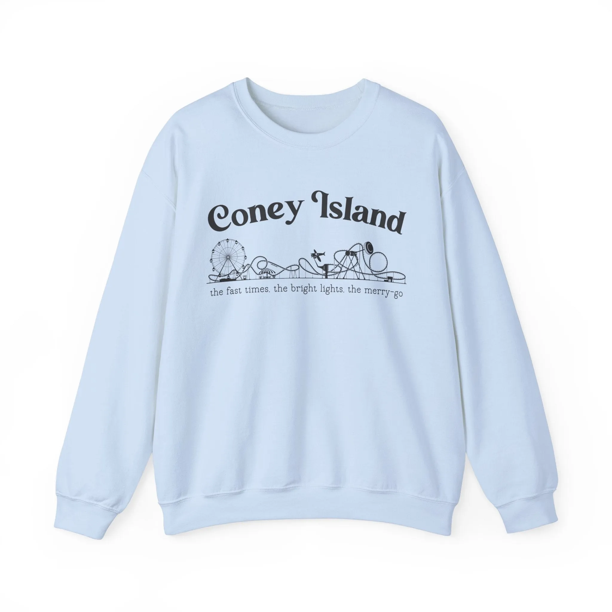 Coney Island Crewneck Sweatshirt sold by Rose Blush Studio product image thumbnail 4