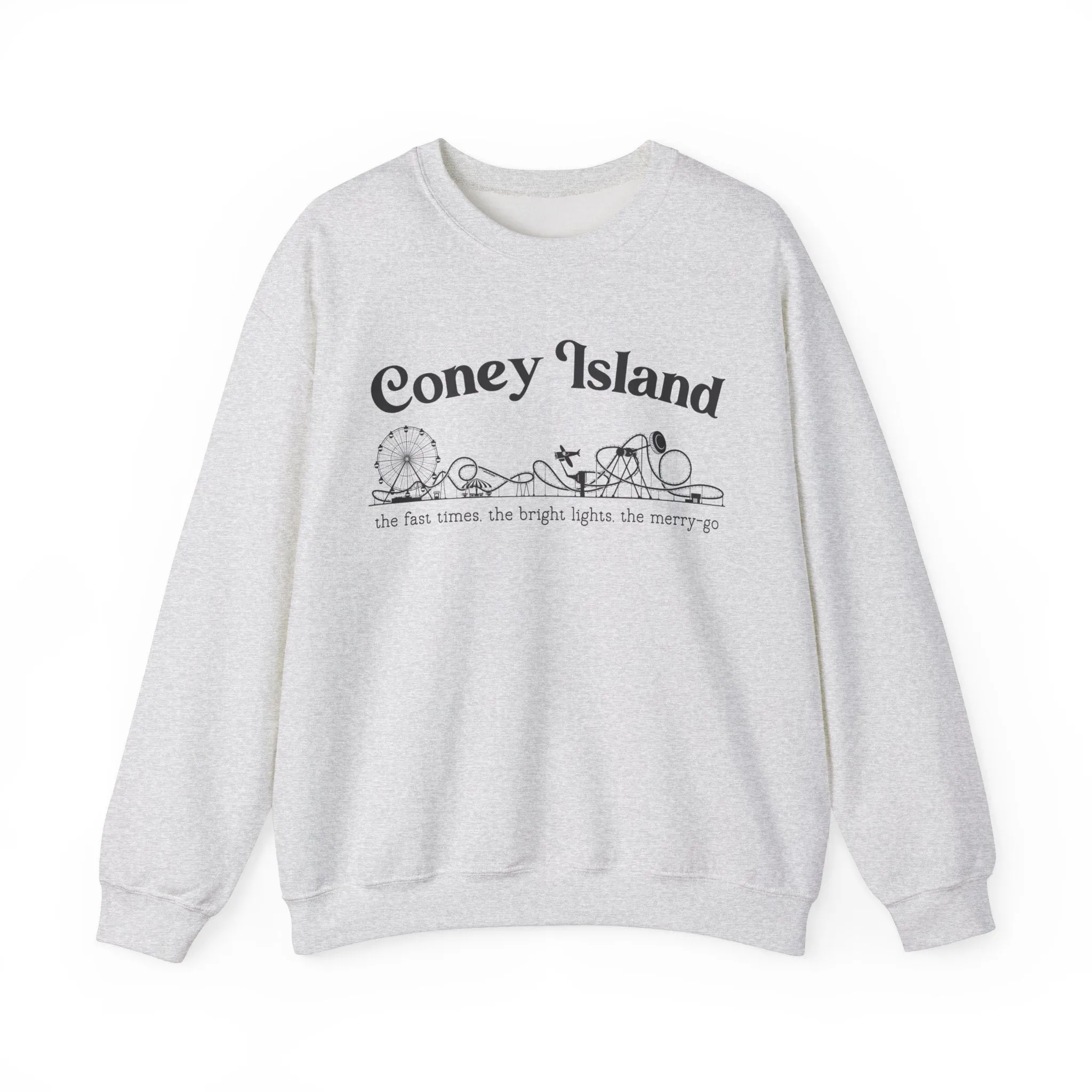 Coney Island Crewneck Sweatshirt sold by Rose Blush Studio product image thumbnail 2